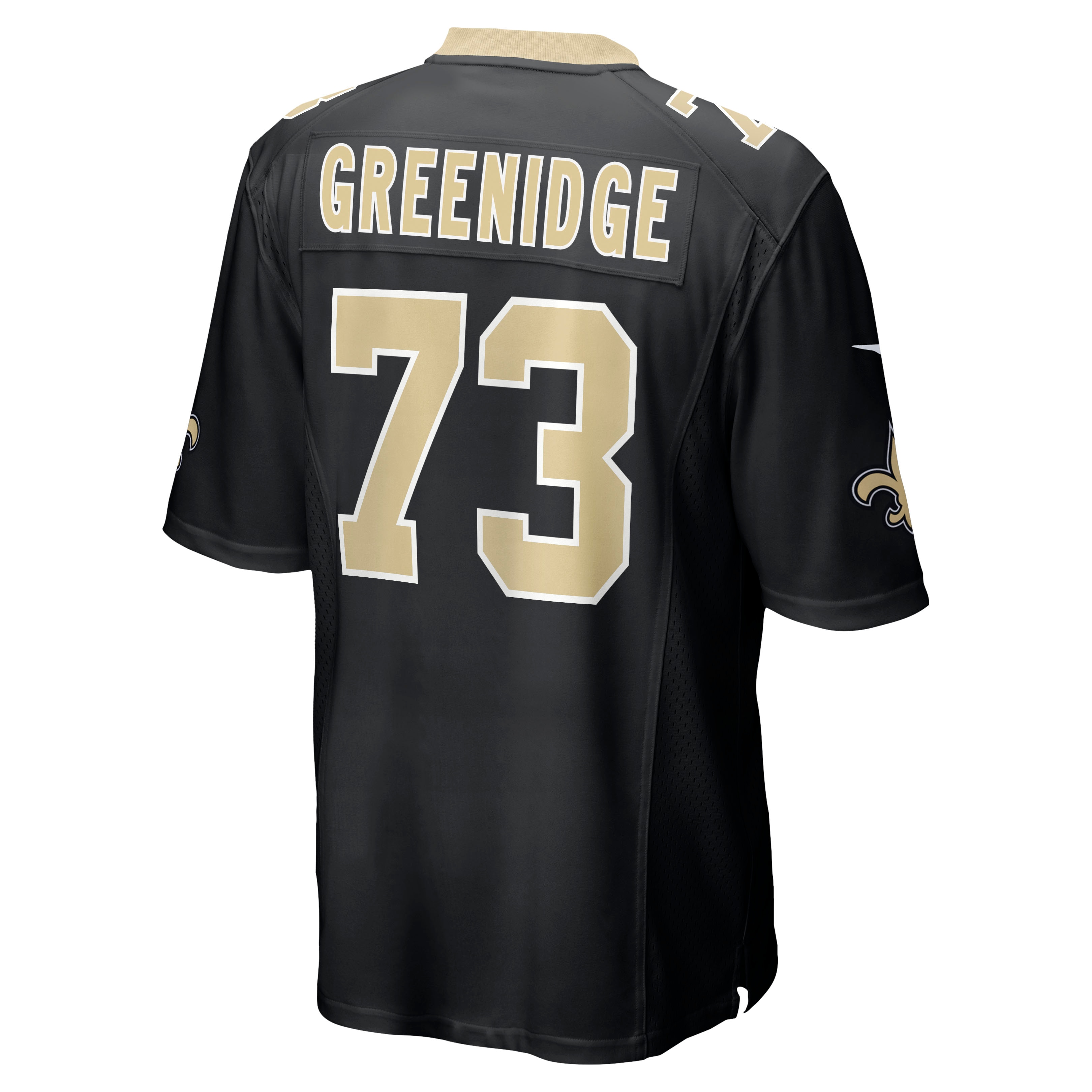 New Orleans Saints Ethan Greenidge Black Game NFL Jersey Men's