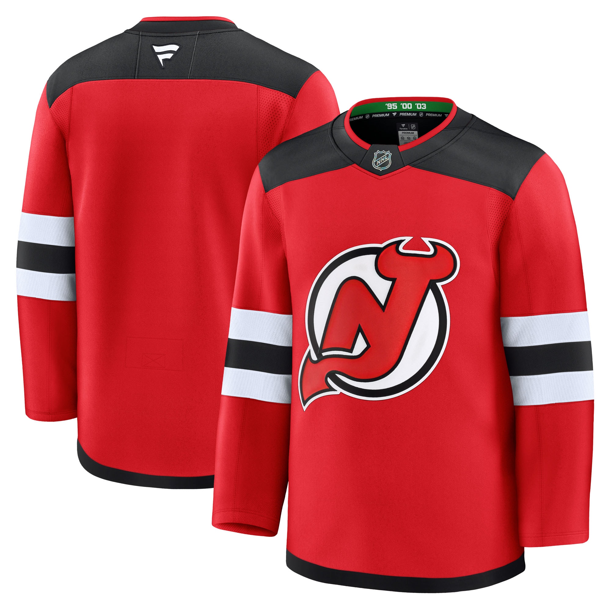 New Jersey Devils Red Home Premium NHL Jersey Men's