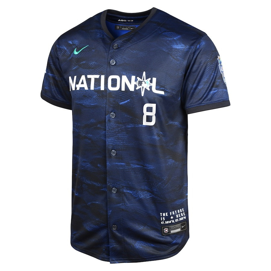 Nick Castellanos 8 National League 2023 All Star Game Limited Royal MLB Jersey Youth