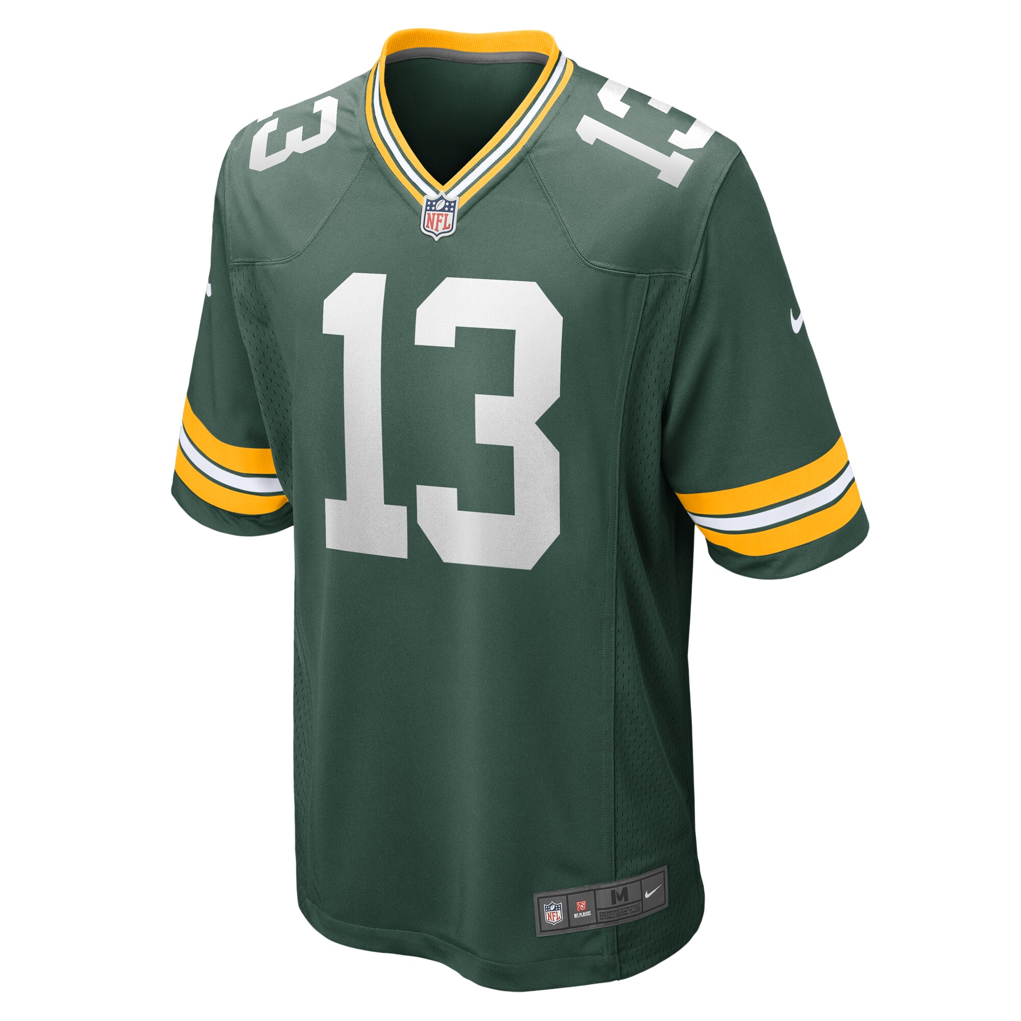 Green Bay Packers Dontayvion Wicks Green Game NFL Jersey Men's