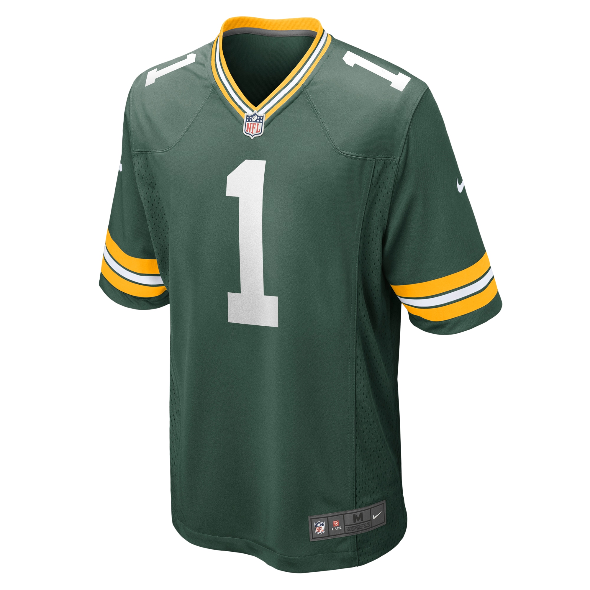Green Bay Packers Number 1 Dad Green Game NFL Jersey Men's