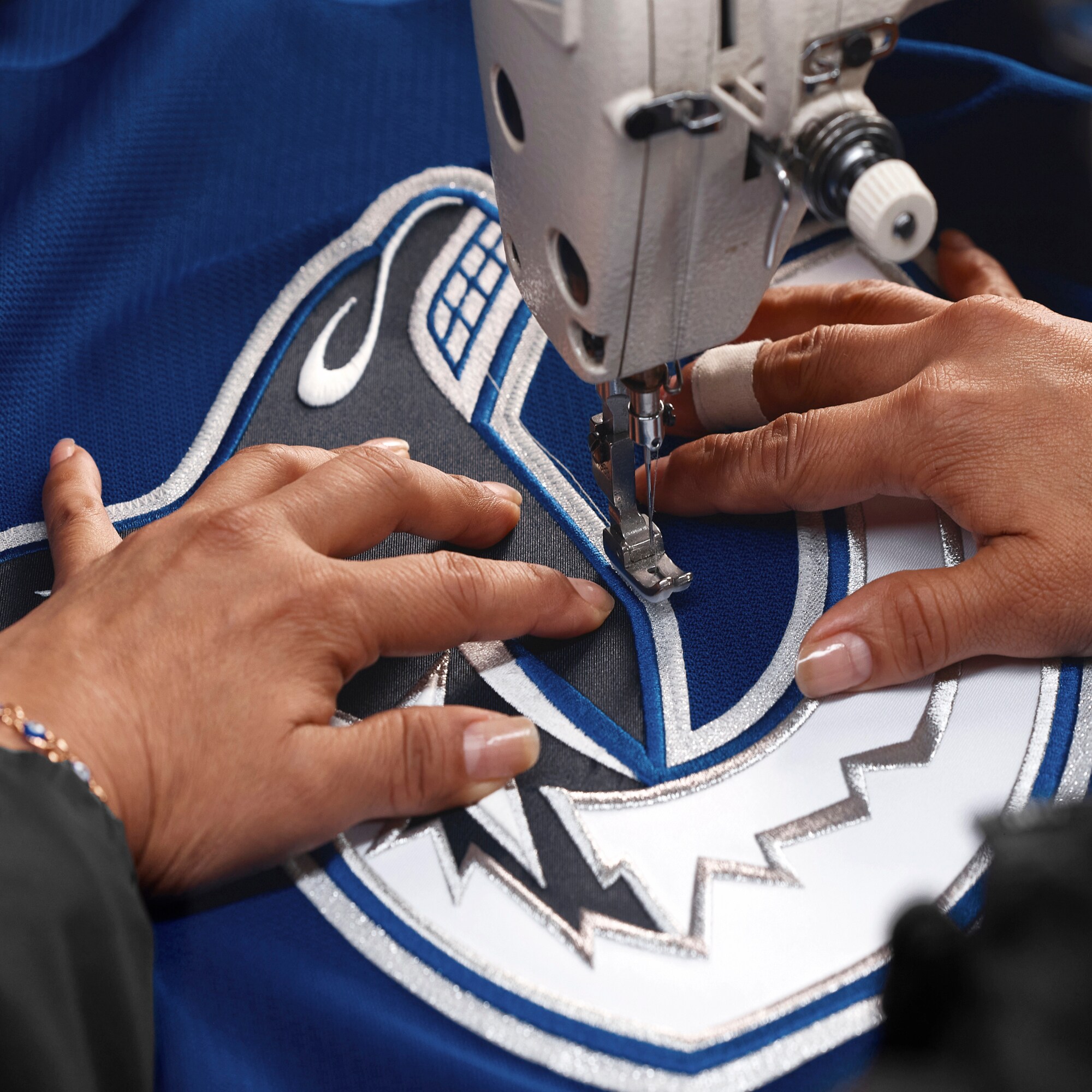 Vancouver Canucks Blue Home Pro Custom NHL Jersey Men's