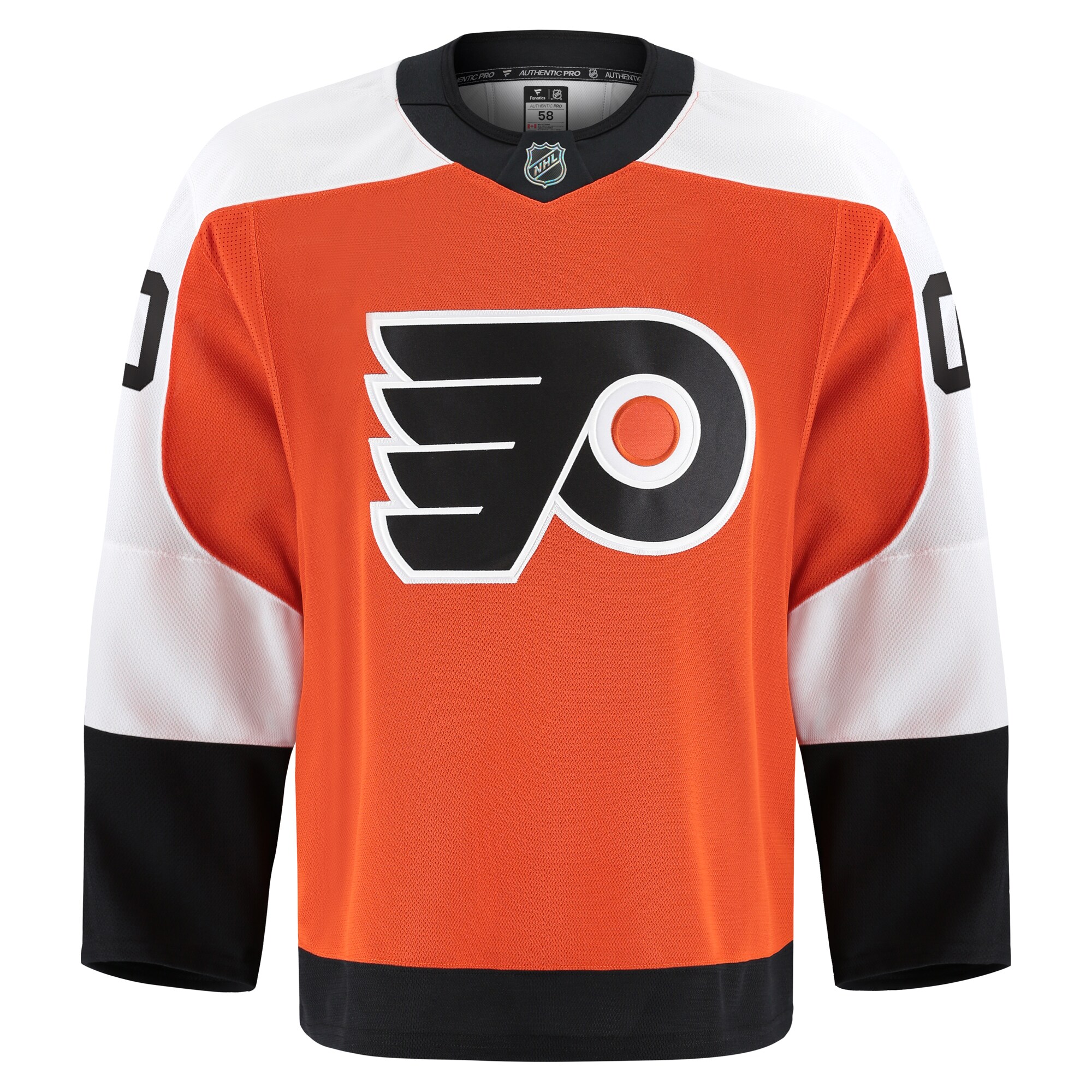 Philadelphia Flyers Orange Home Pro Custom NHL Jersey Men's