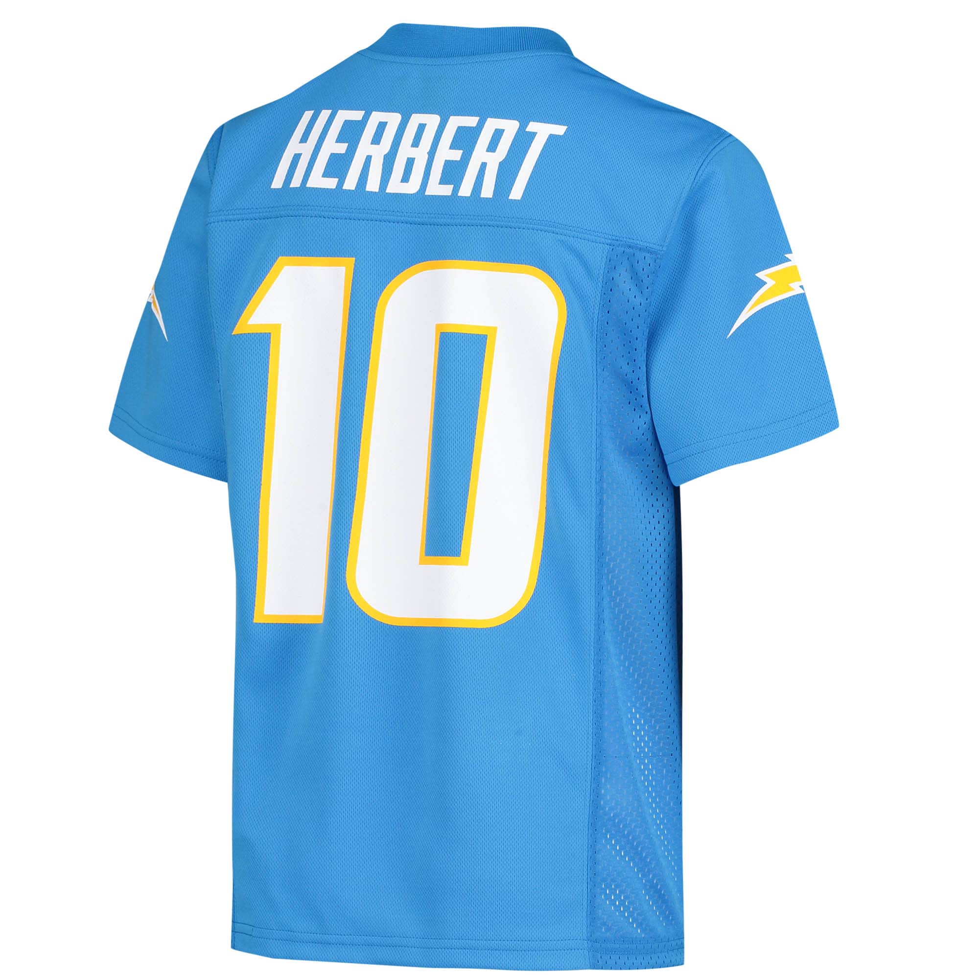 Los Angeles Chargers Justin Herbert Powder Blue Player NFL Jersey Youth