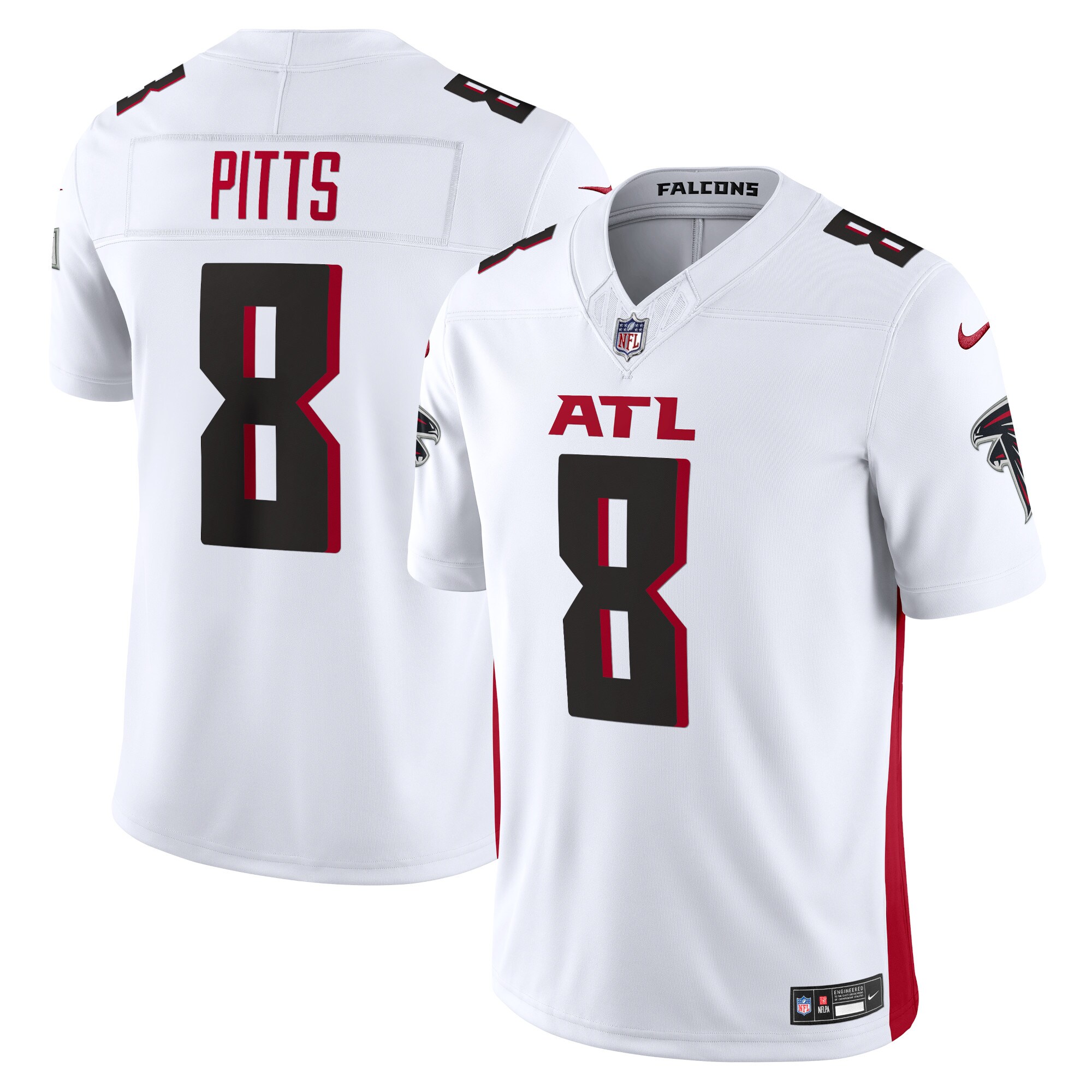 Atlanta Falcons Kyle Pitts White Vapor F.U.S.E. Limited NFL Jersey Men's