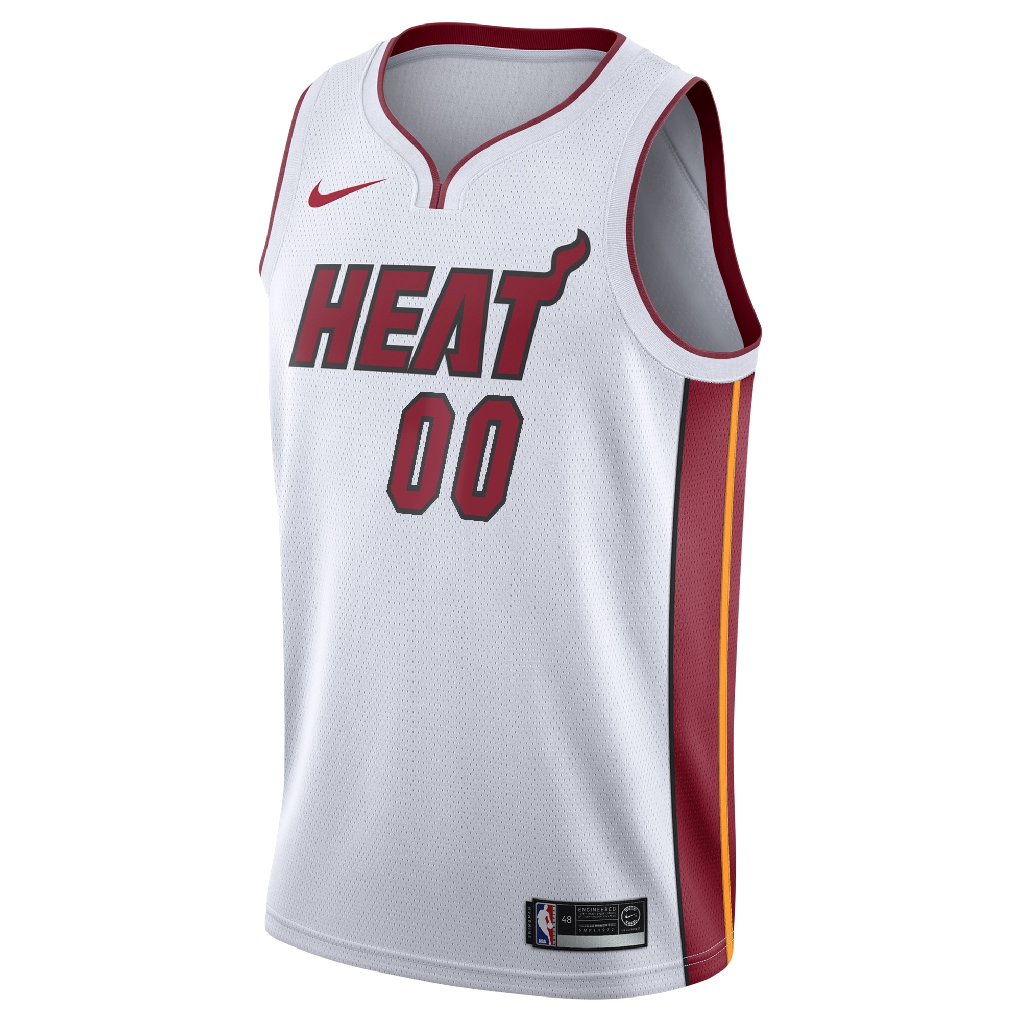 Miami Heat Association Swingman Custom NBA Jersey Youth