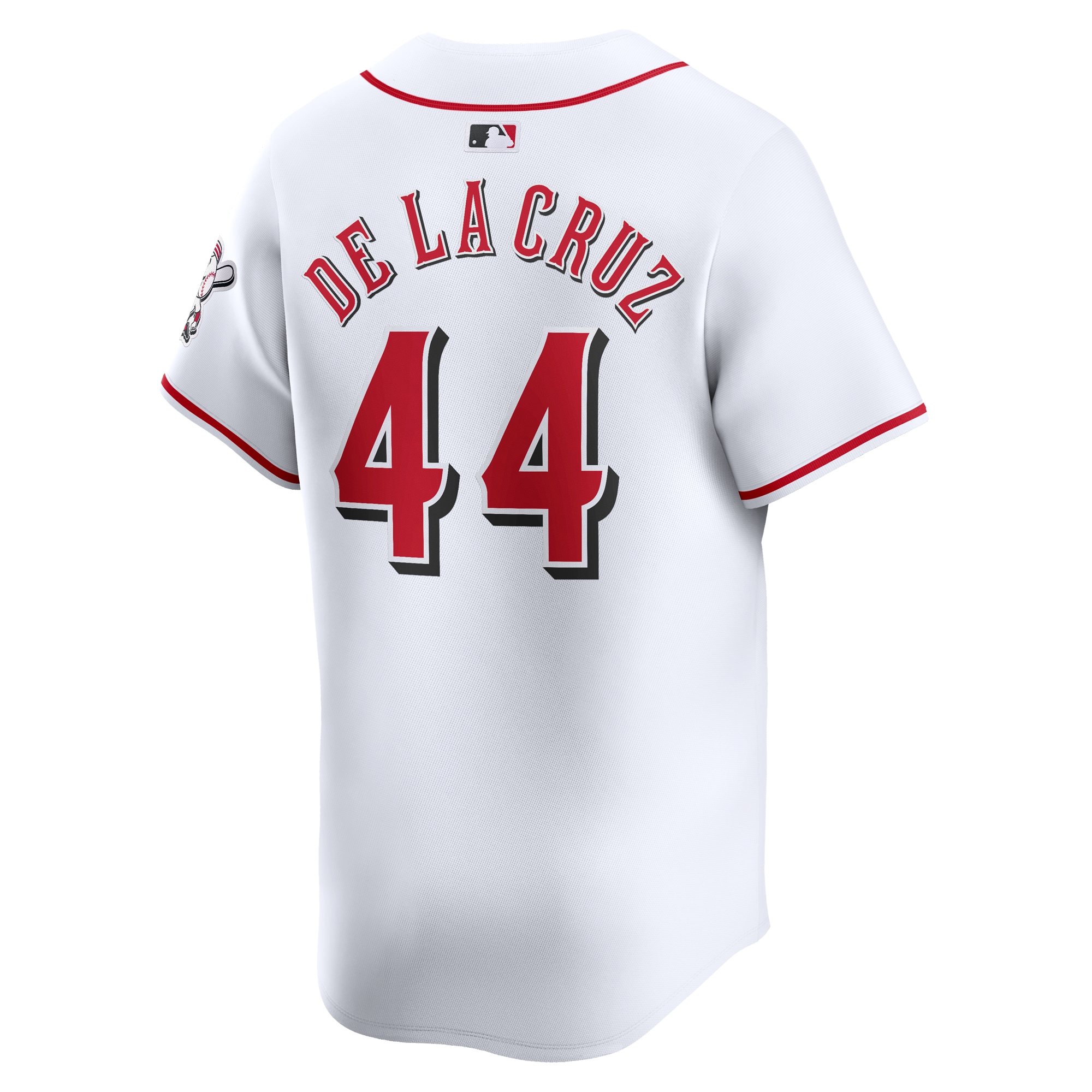Cincinnati Reds Elly De La Cruz White Home Limited Player MLB Jersey Youth