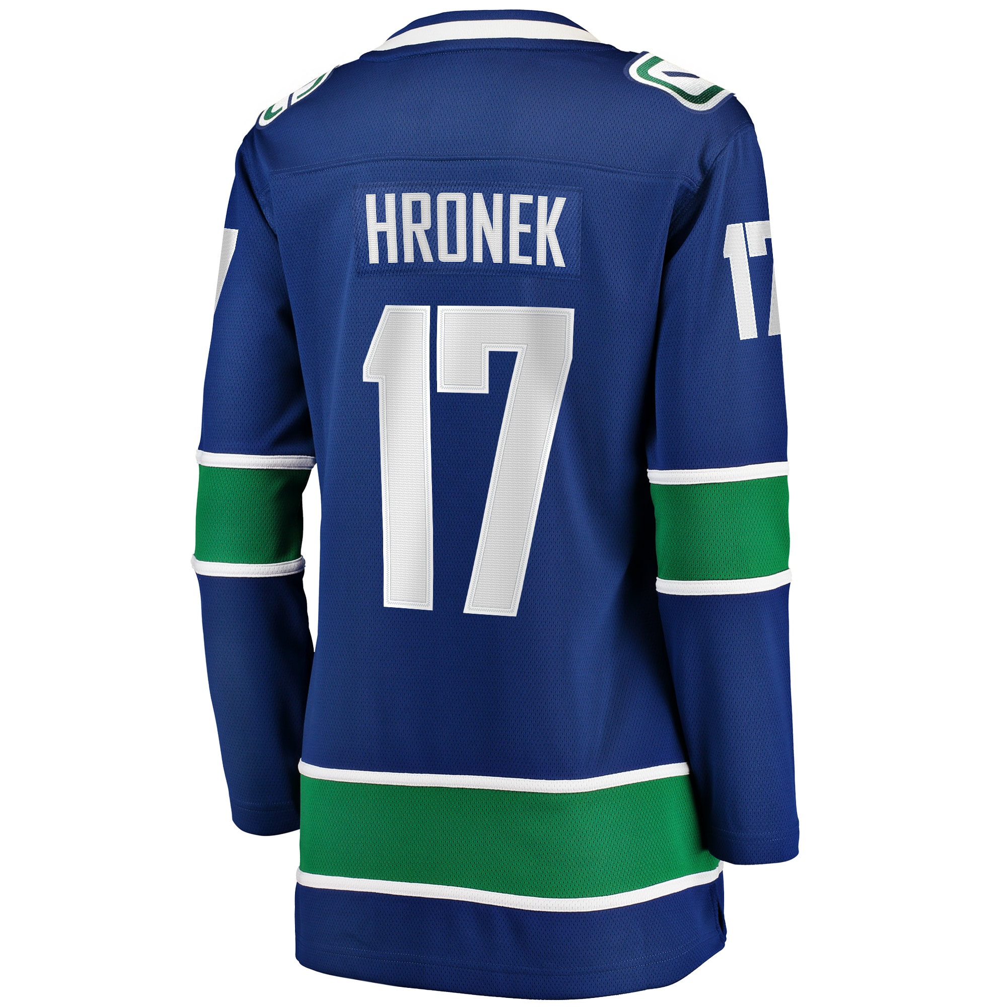 Vancouver Canucks Filip Hronek Blue Home Breakaway NHL Jersey Women's