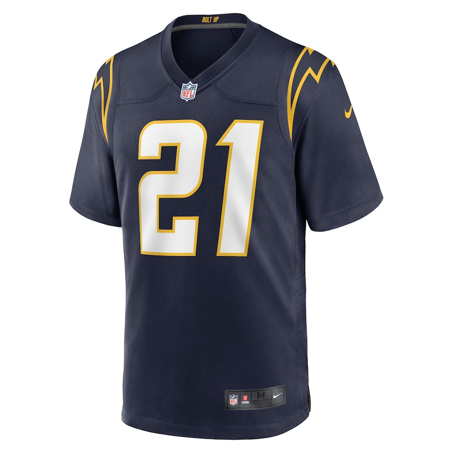 LaDainian Tomlinson 21 Los Angeles Chargers Retired Navy NFL Jersey Men's