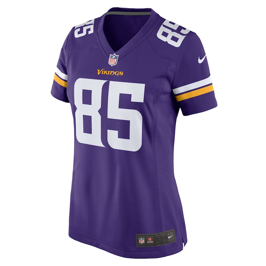 Daylen Baldwin 85 Minnesota Vikings Game Purple NFL Jersey Women's
