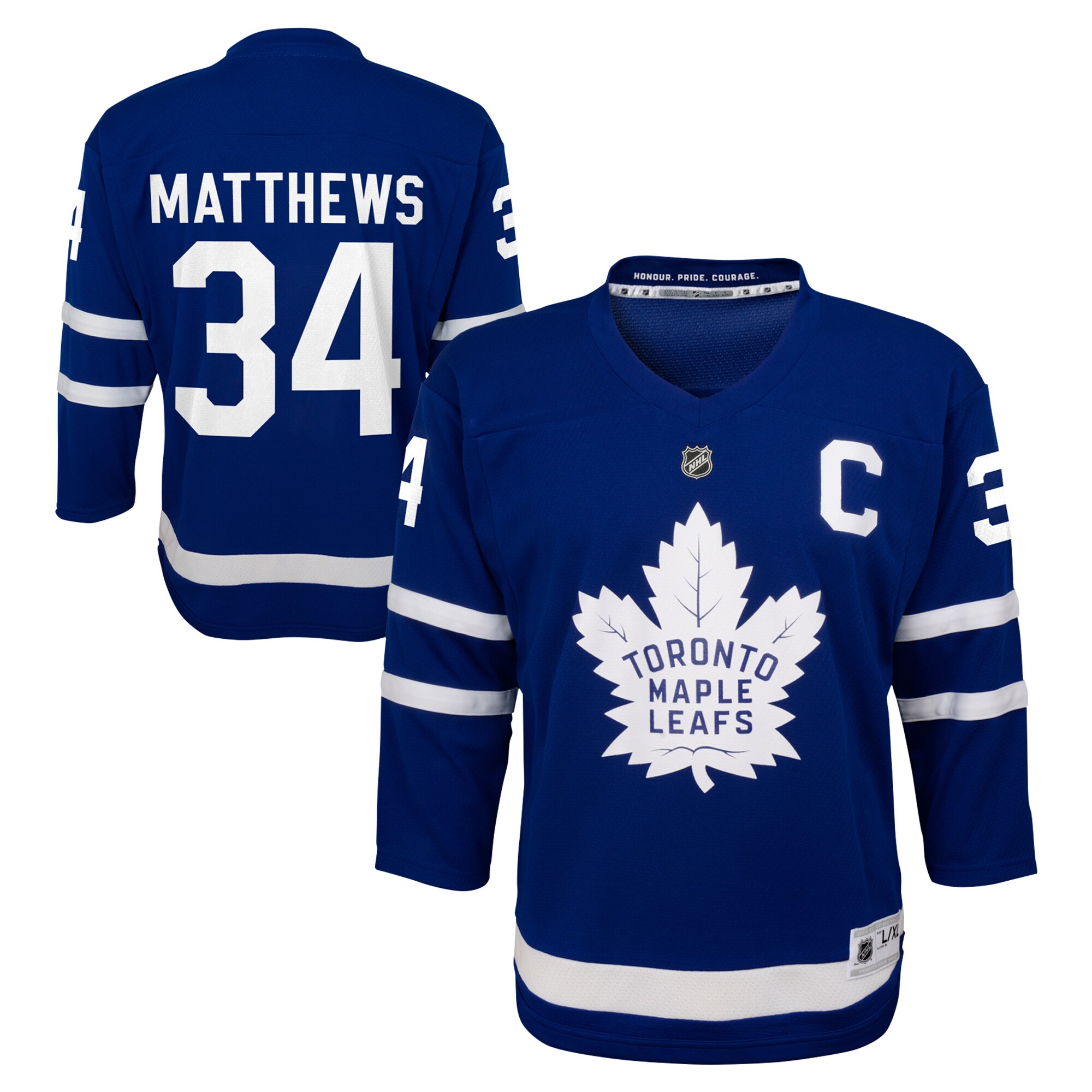 Toronto Maple Leafs Auston Matthews Blue Home Player NHL Jersey Youth