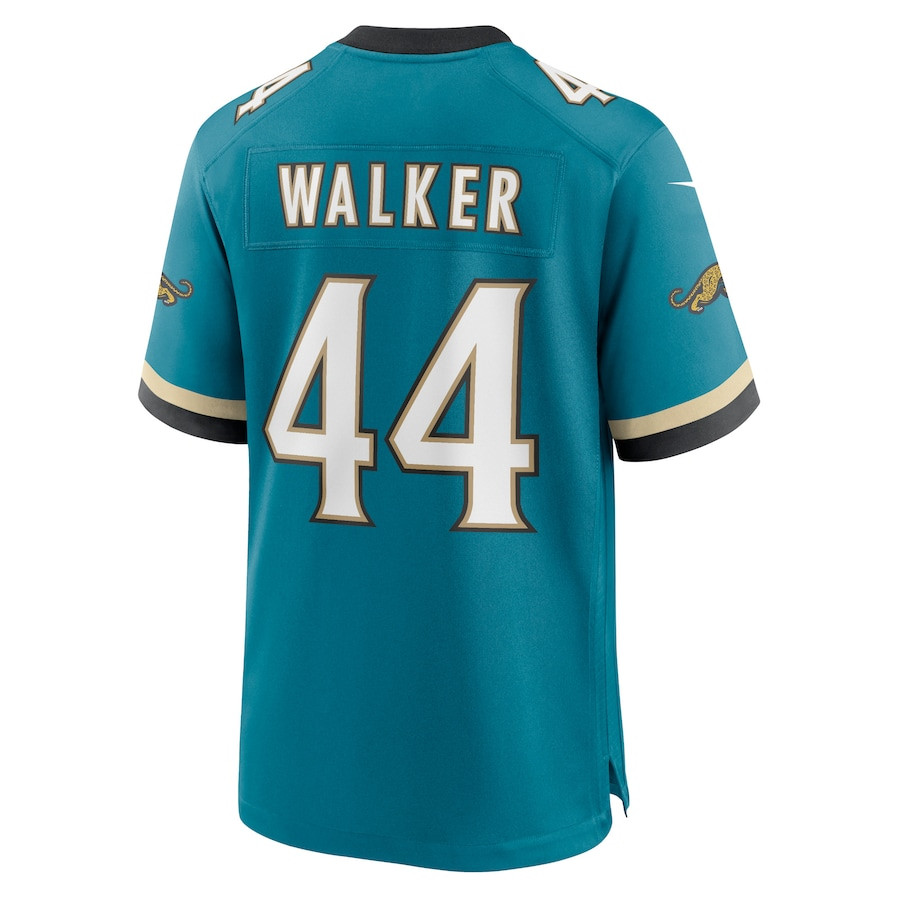 Travon Walker 44 Jacksonville Jaguars Prowler Throwback Player Game Teal NFL Jersey Men's