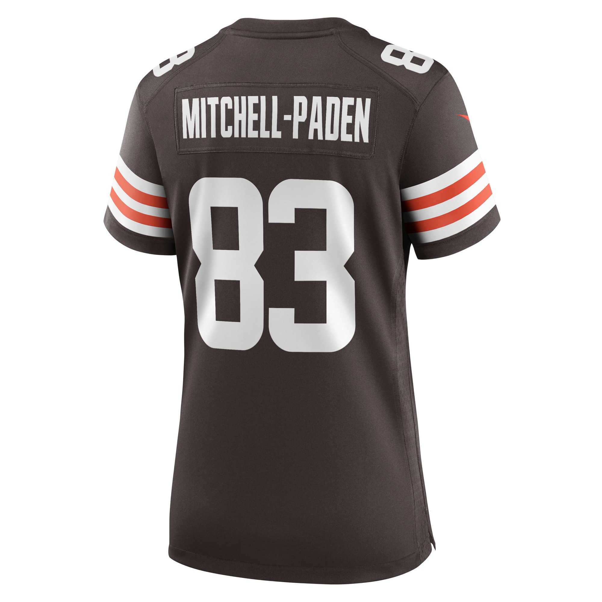 Cleveland Browns Zaire Mitchell-Paden Brown Team Game NFL Jersey Women's