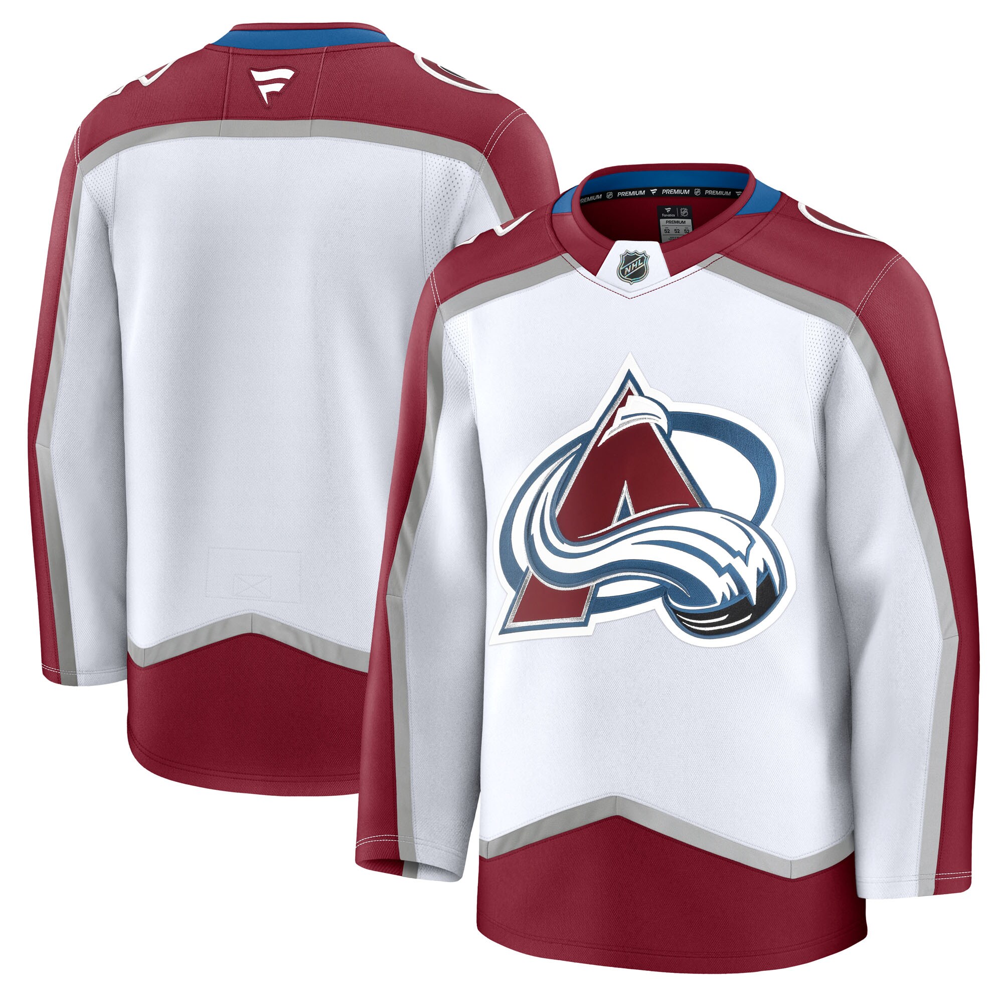 Colorado Avalanche White Away Premium NHL Jersey Men's