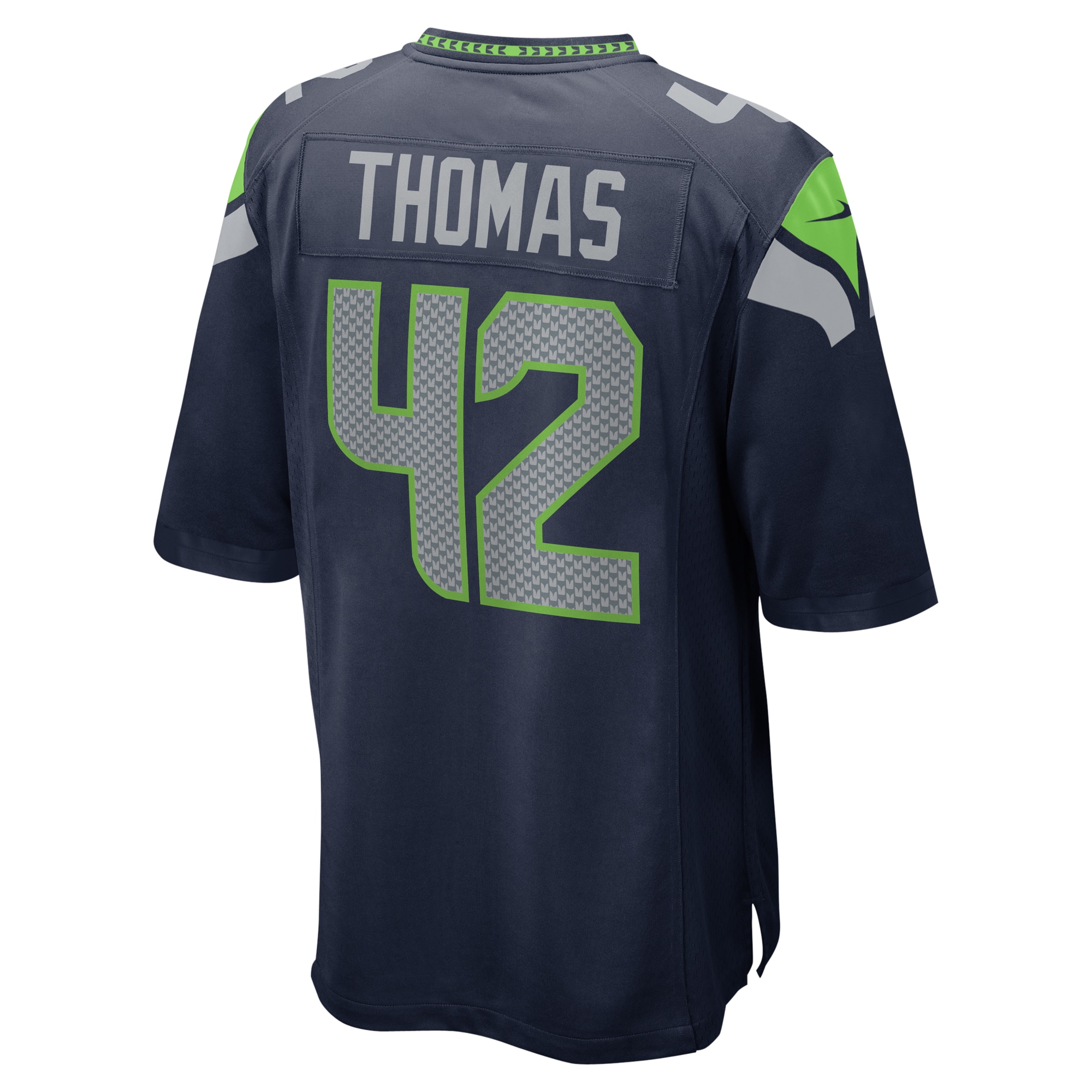Seattle Seahawks Drake Thomas College Navy Team Game NFL Jersey Men's