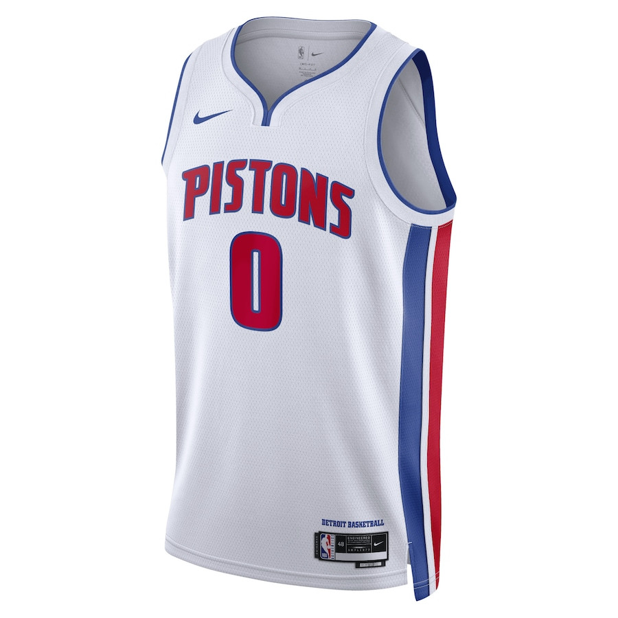 Jalen Duren 0 Detroit Pistons Unisex Swingman Association Editio White NBA Jersey Unisex