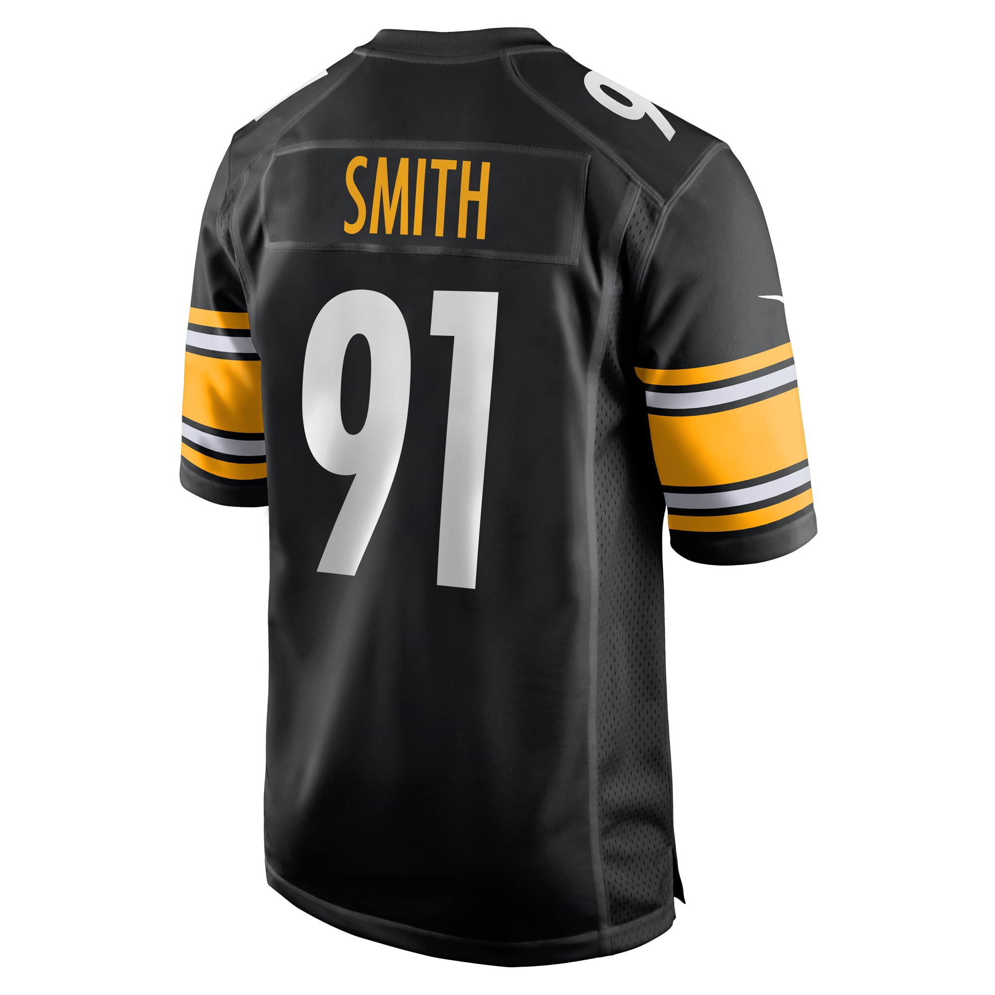 Pittsburgh Steelers Preston Smith Black Game NFL Jersey Men's