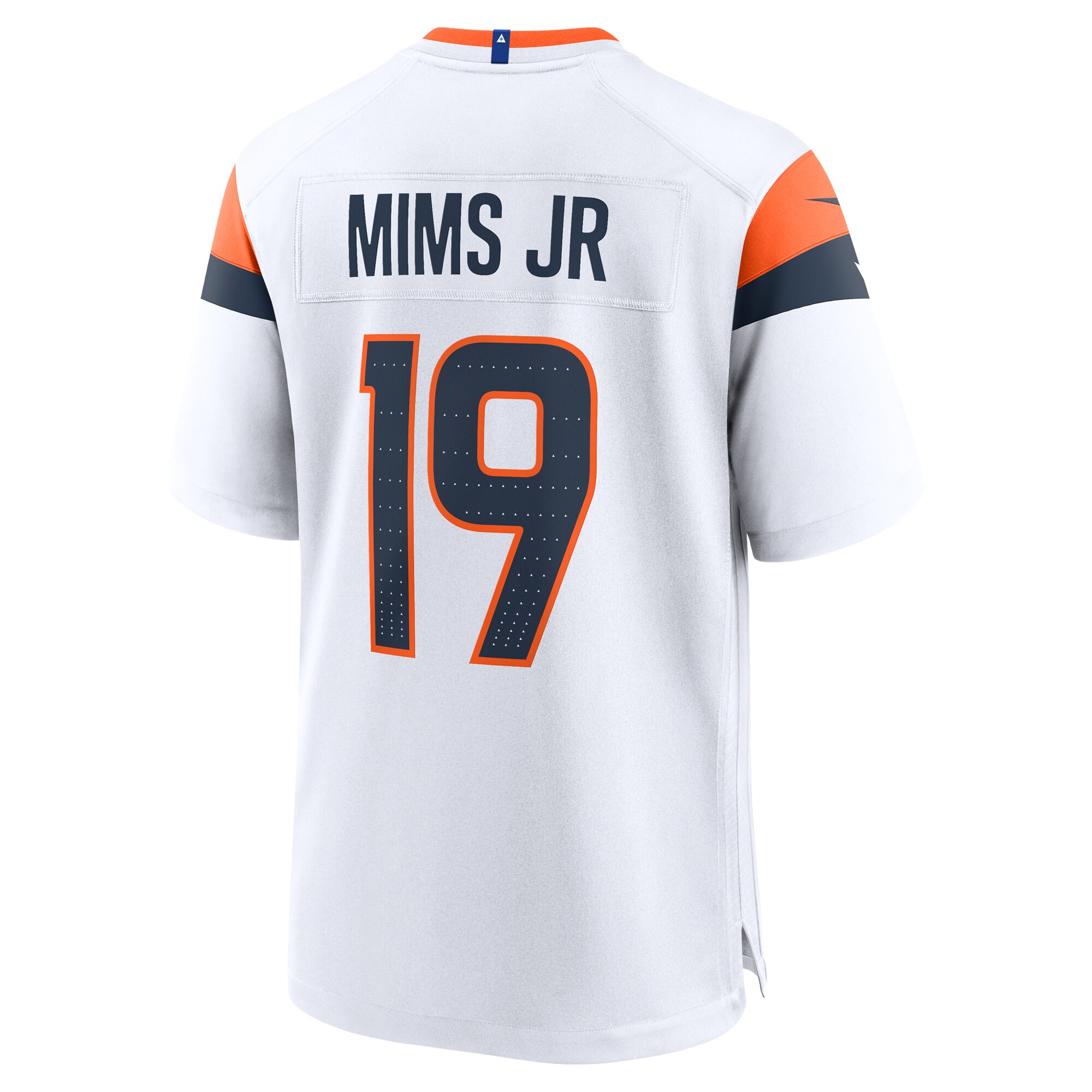 Denver Broncos Marvin Mims Jr White Game NFL Jersey Men's