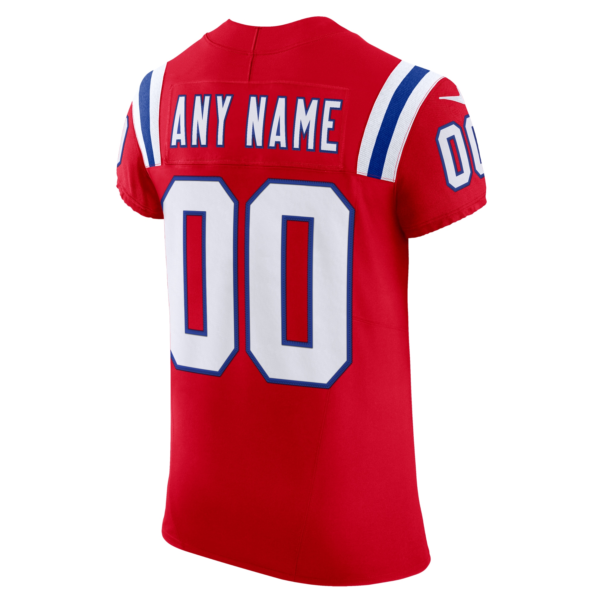 New England Patriots Red Vapor F.U.S.E. Elite Custom NFL Jersey Men's