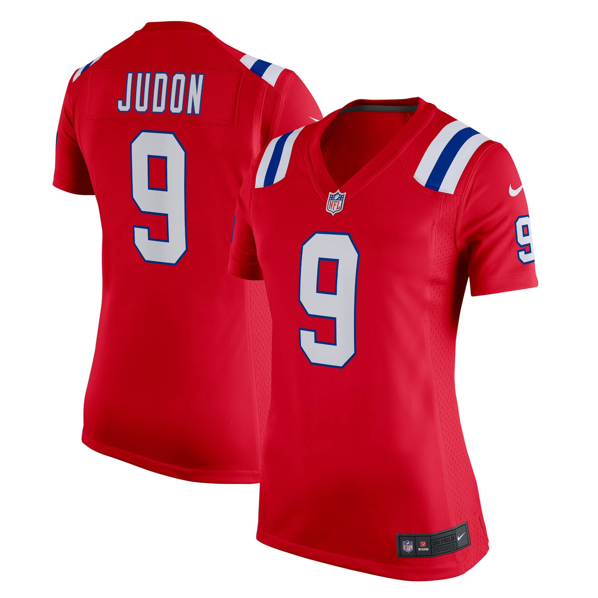 New England Patriots Matthew Judon Red Alternate Game NFL Jersey Women's