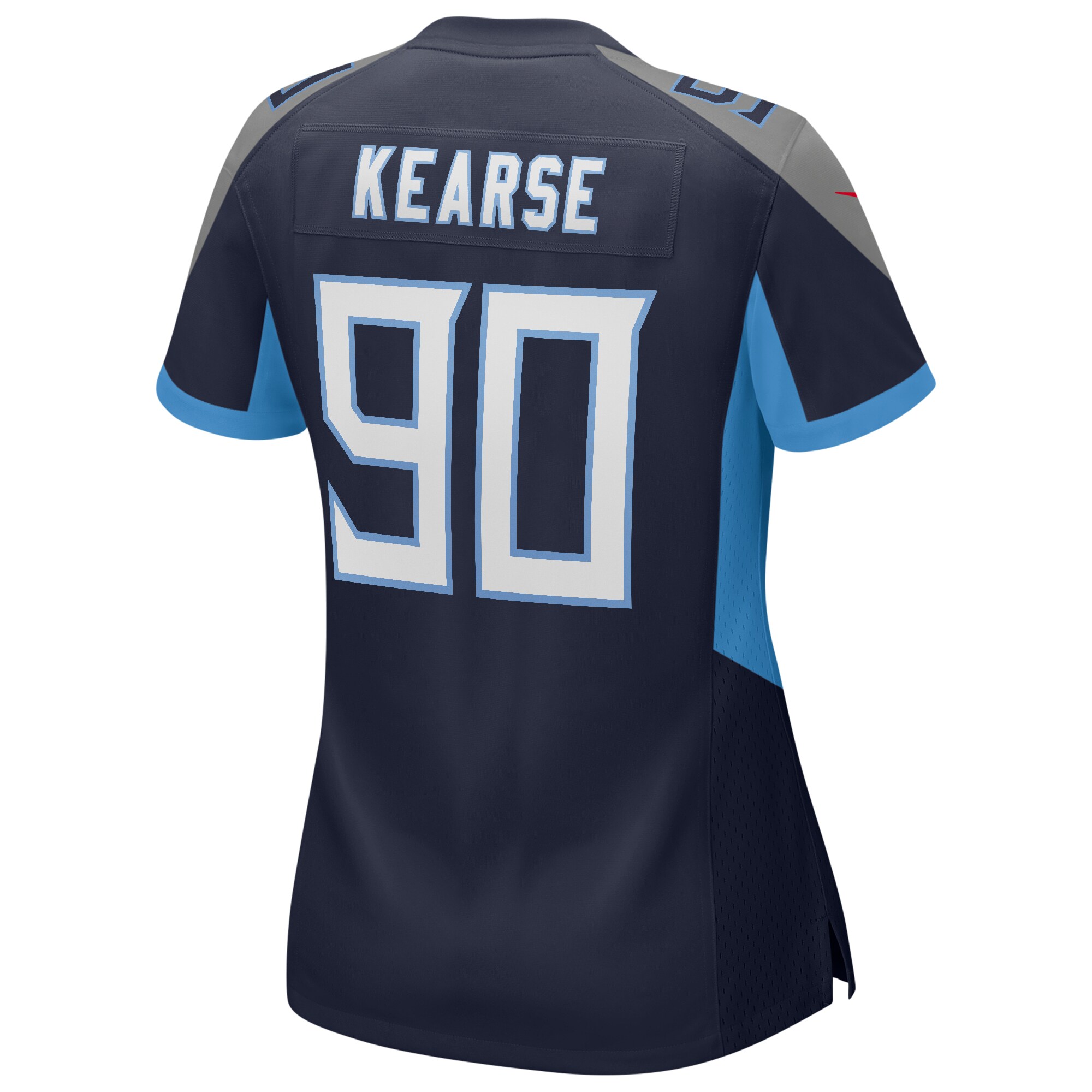 Tennessee Titans Jevon Kearse Navy Game Retired Player NFL Jersey Women's