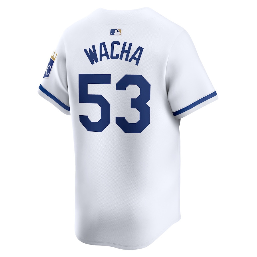 Michael Wacha 53 Kansas City Royals Home Limited Player White MLB Jersey Men's
