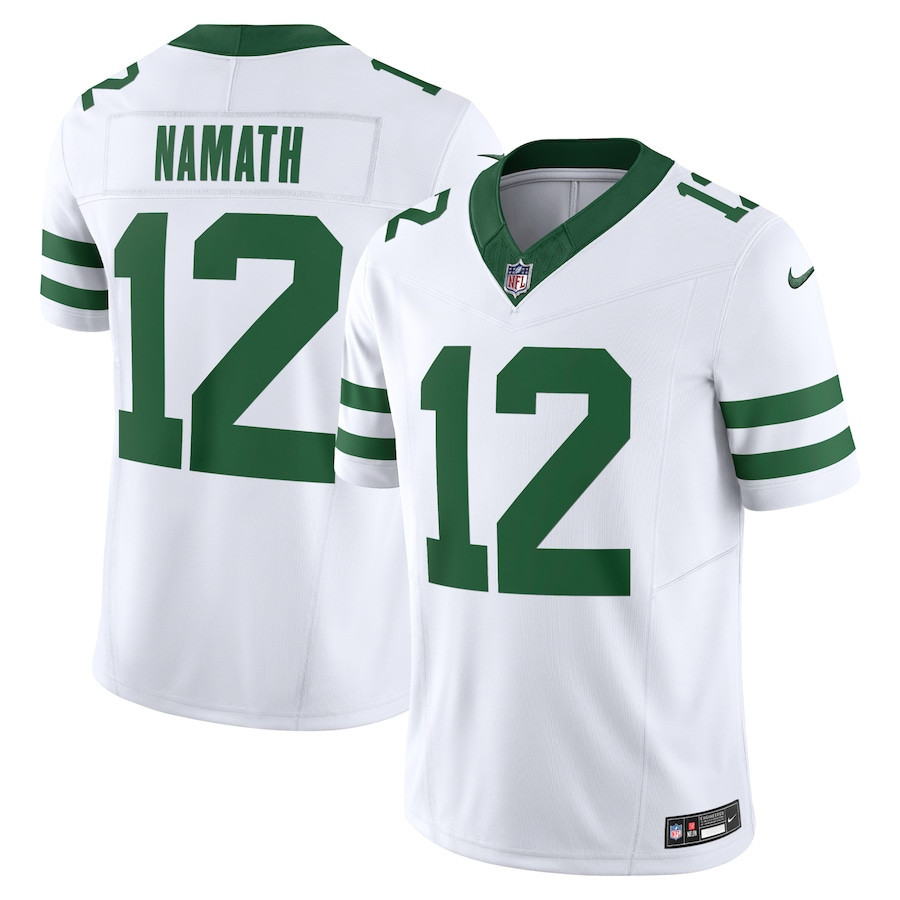 Joe Namath 12 New York Jets Vapor F.U.S.E. Limited Legacy White NFL Jersey Men's