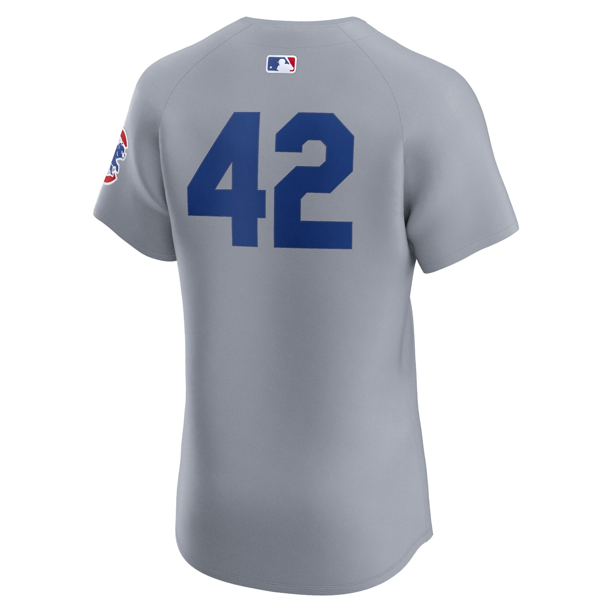 Chicago Cubs Gray Road 2024 Jackie Robinson Day Elite MLB Jersey Men's