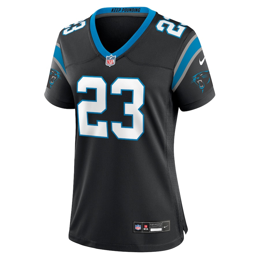 Dane Jackson 23 Carolina Panthers Game Black NFL Jersey Women's