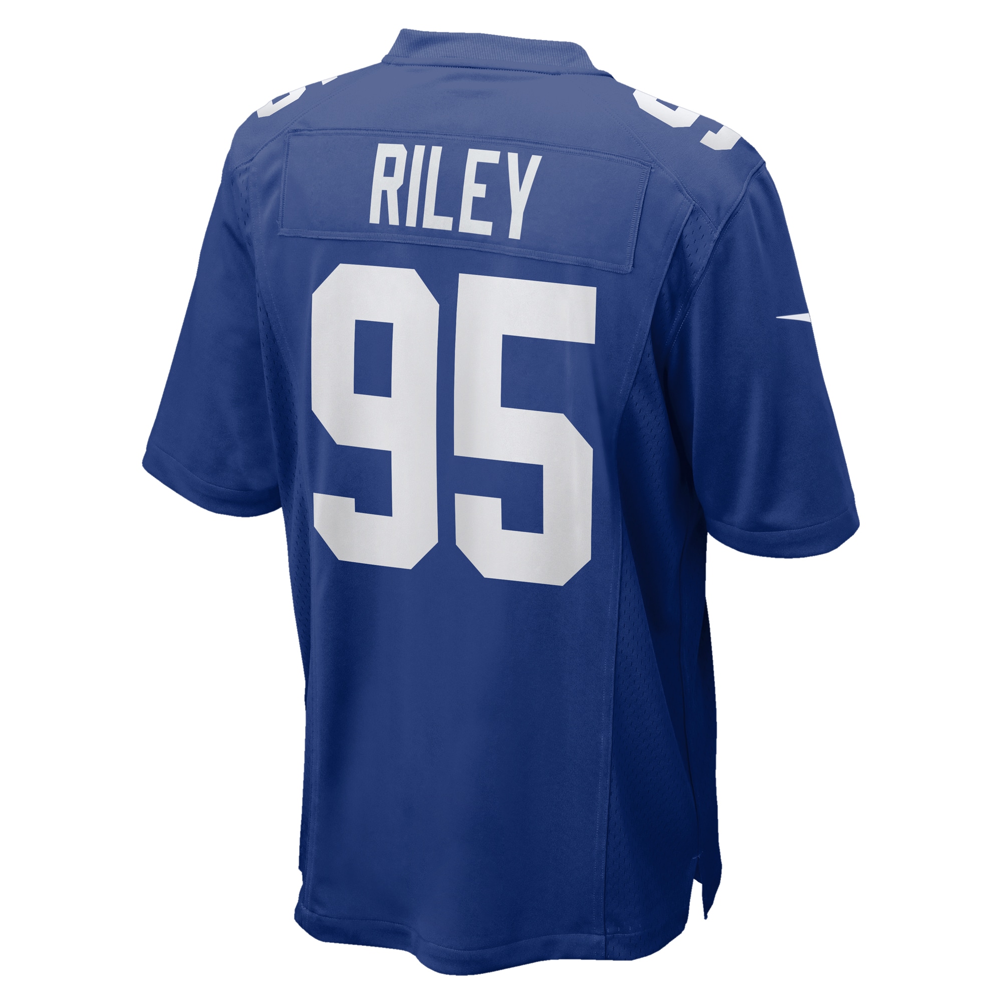 New York Giants Jordon Riley Royal Team Game NFL Jersey Men's
