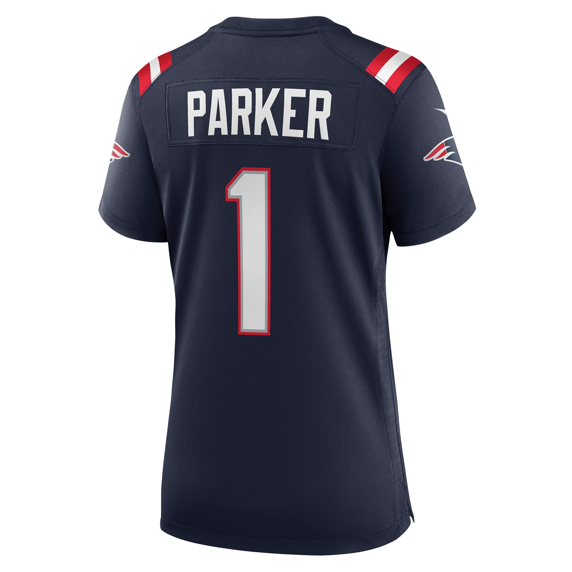 New England Patriots DeVante Parker Navy Game NFL Jersey Women's