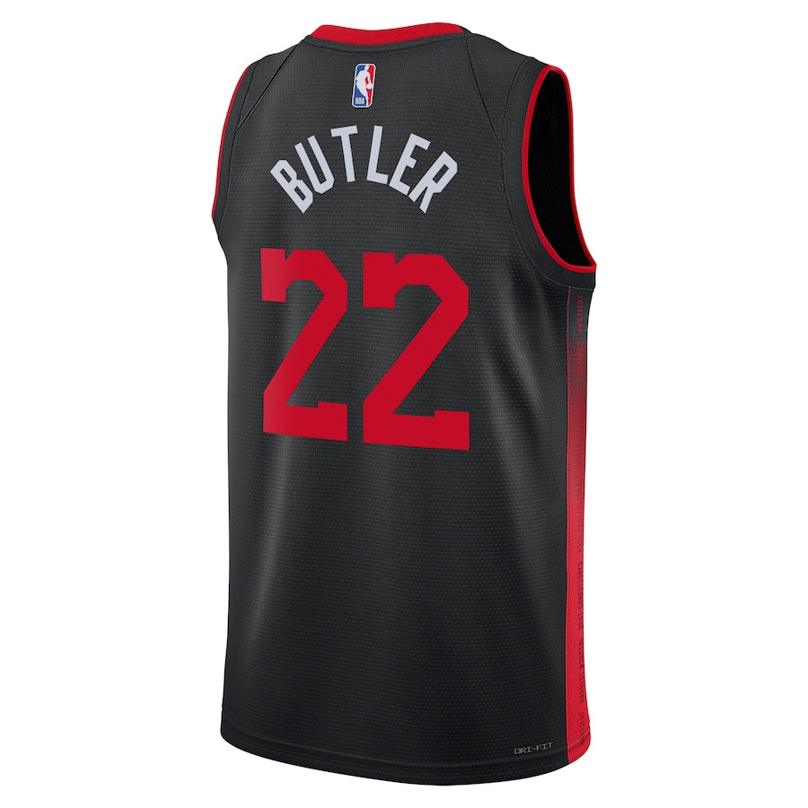 Jimmy Butler 22 Miami Heat 2023/24 City Edition Swingman Black NBA Jersey Men's