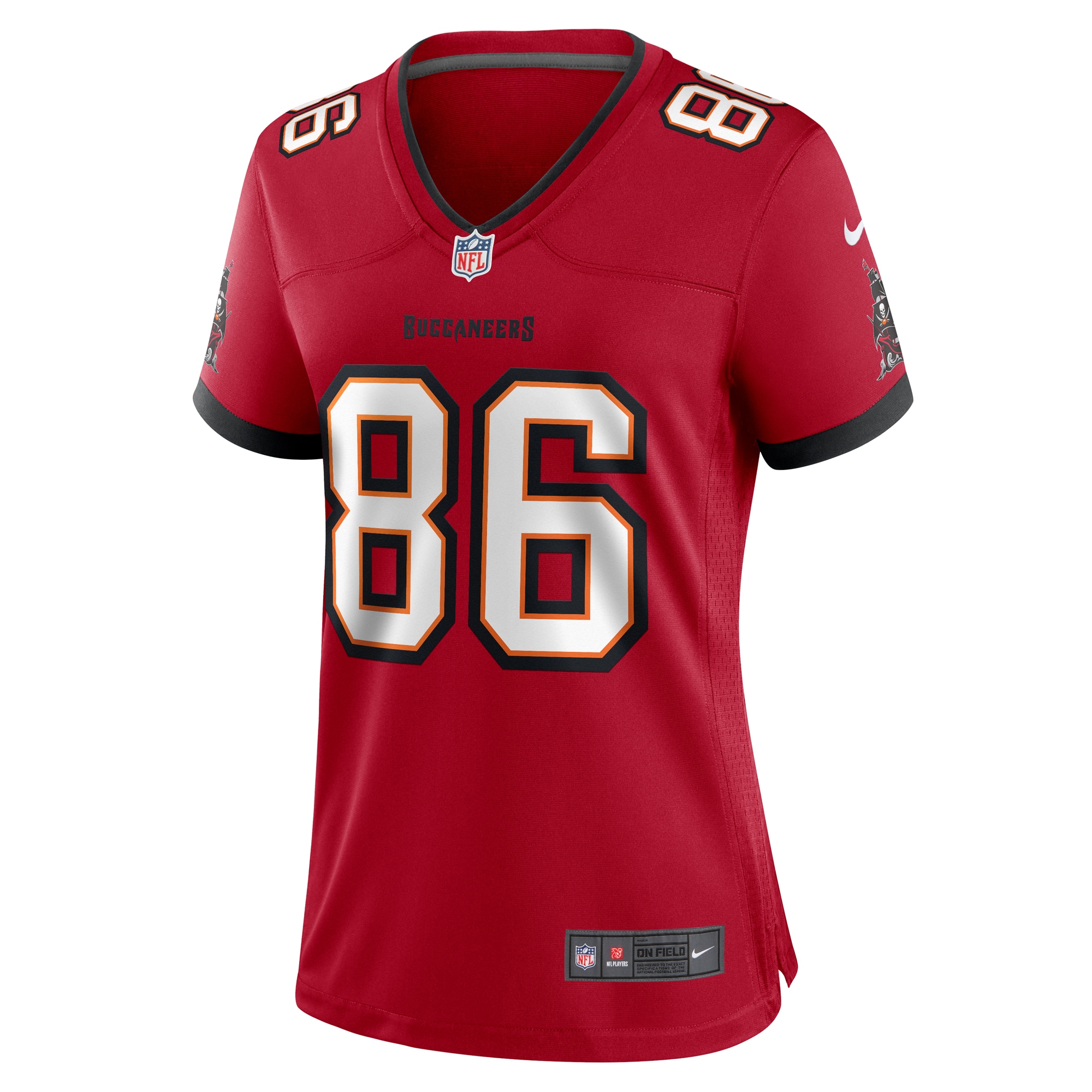 Tampa Bay Buccaneers Evan Deckers Red Game NFL Jersey Women's