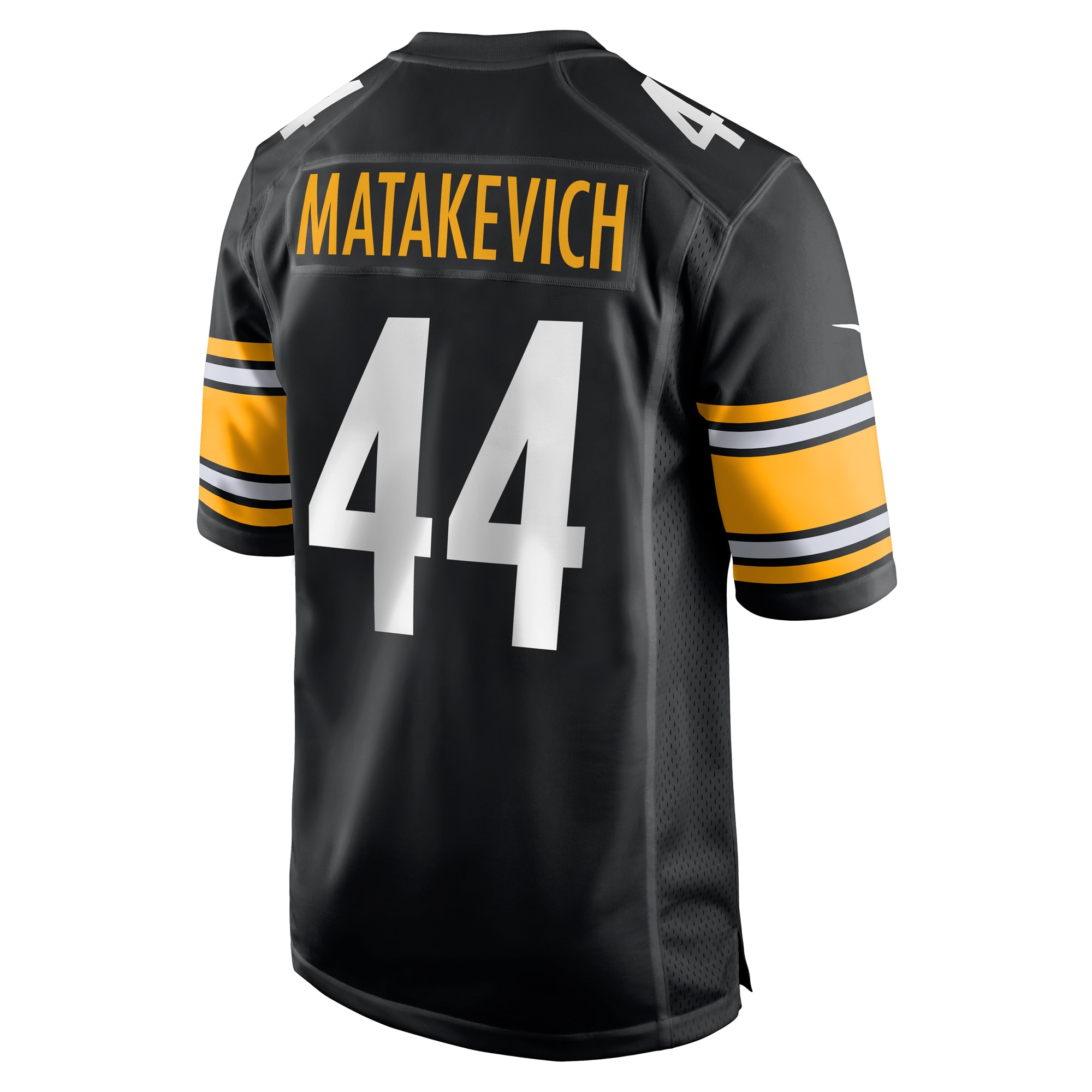 Pittsburgh Steelers Tyler Matakevich Black Game NFL Jersey Men's