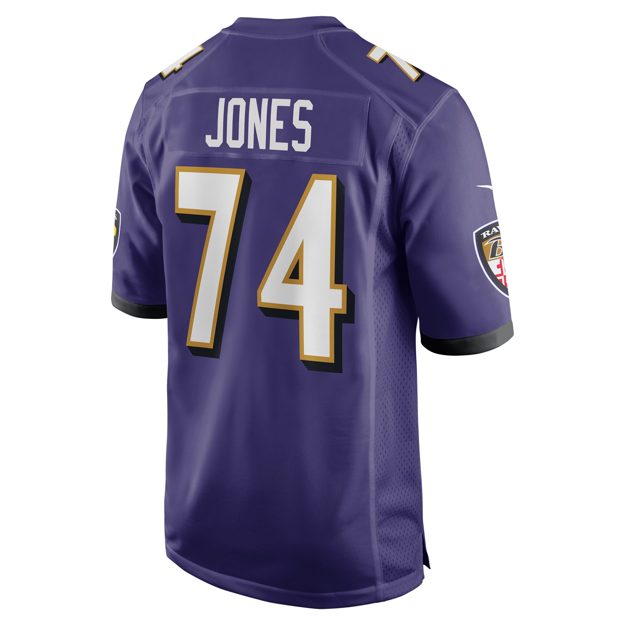 Baltimore Ravens Josh Jones Purple Team Game NFL Jersey Men's