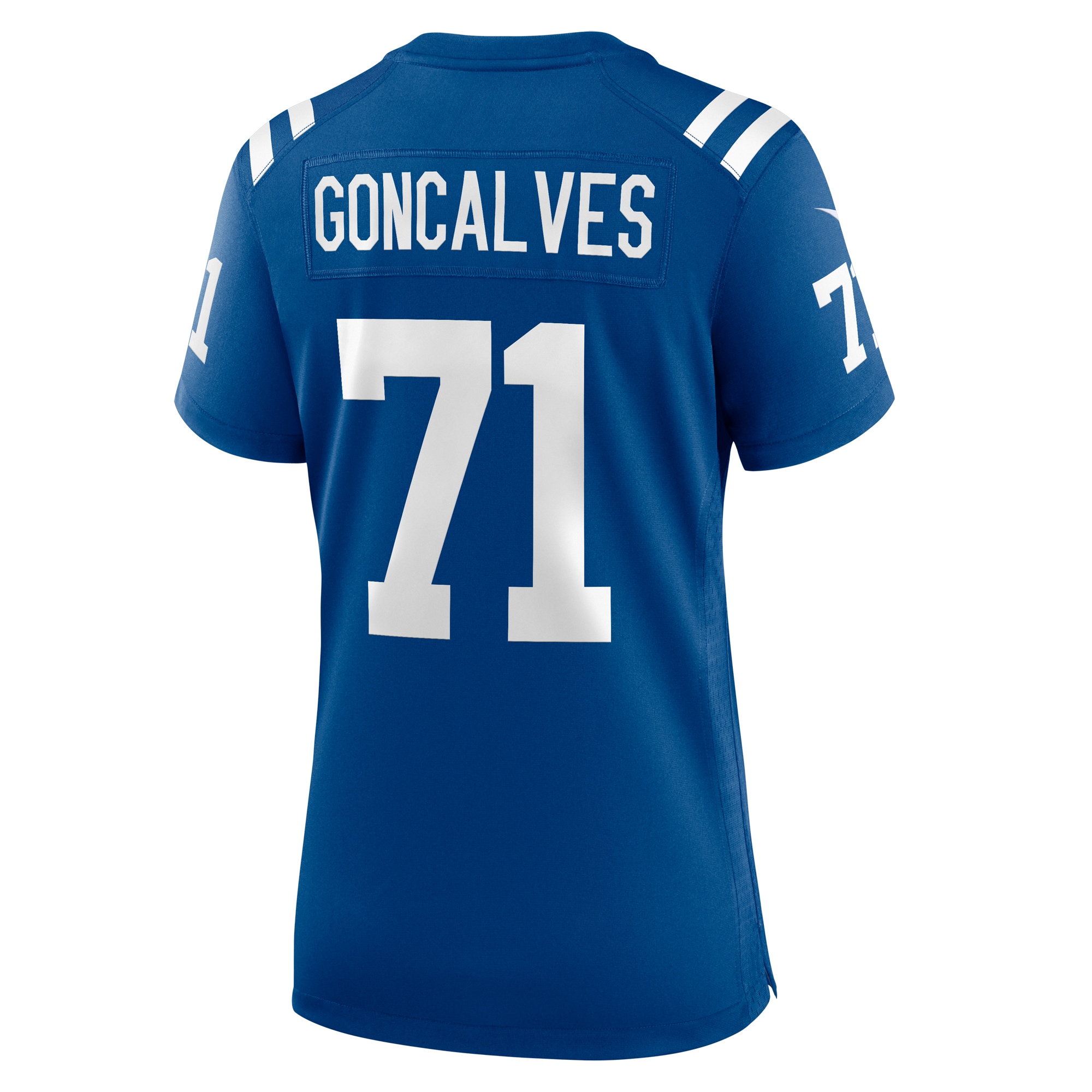 Indianapolis Colts Matt Goncalves Royal Game NFL Jersey Women's