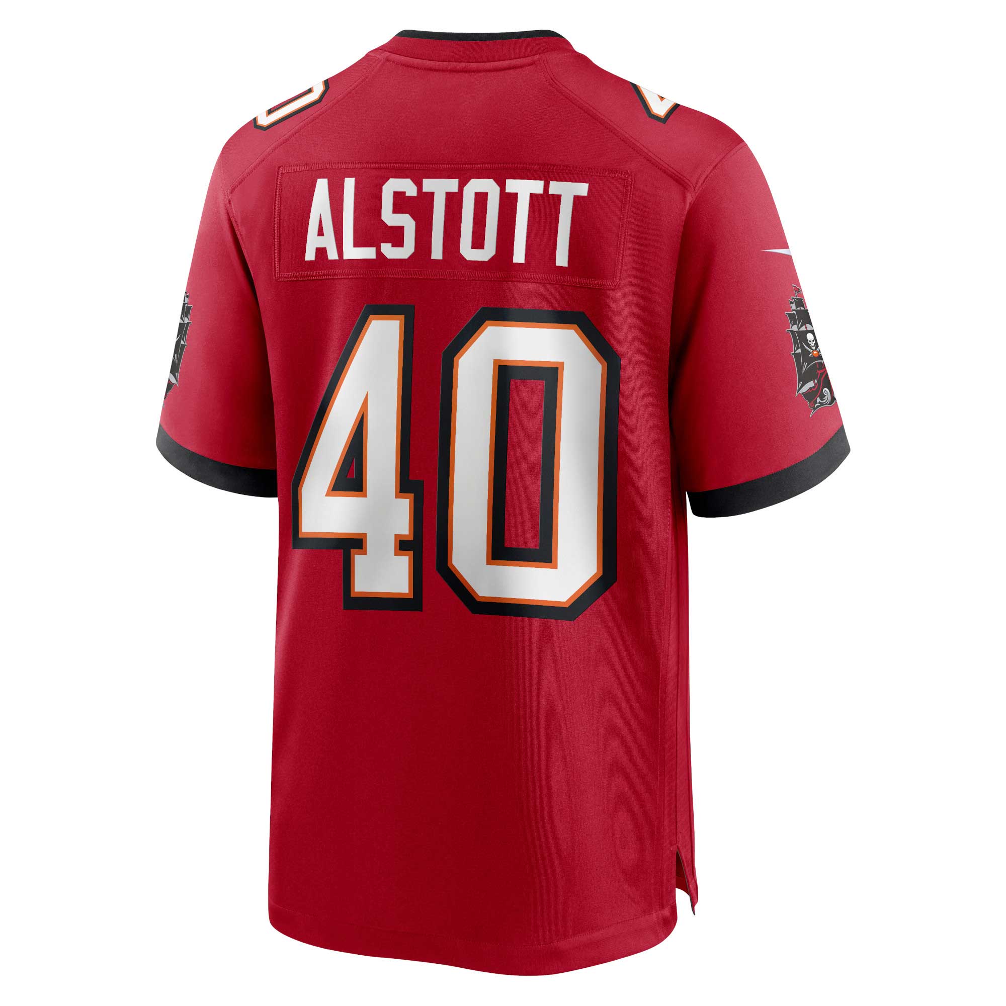 Tampa Bay Buccaneers Mike Alstott Red Retired Player Game NFL Jersey Men's