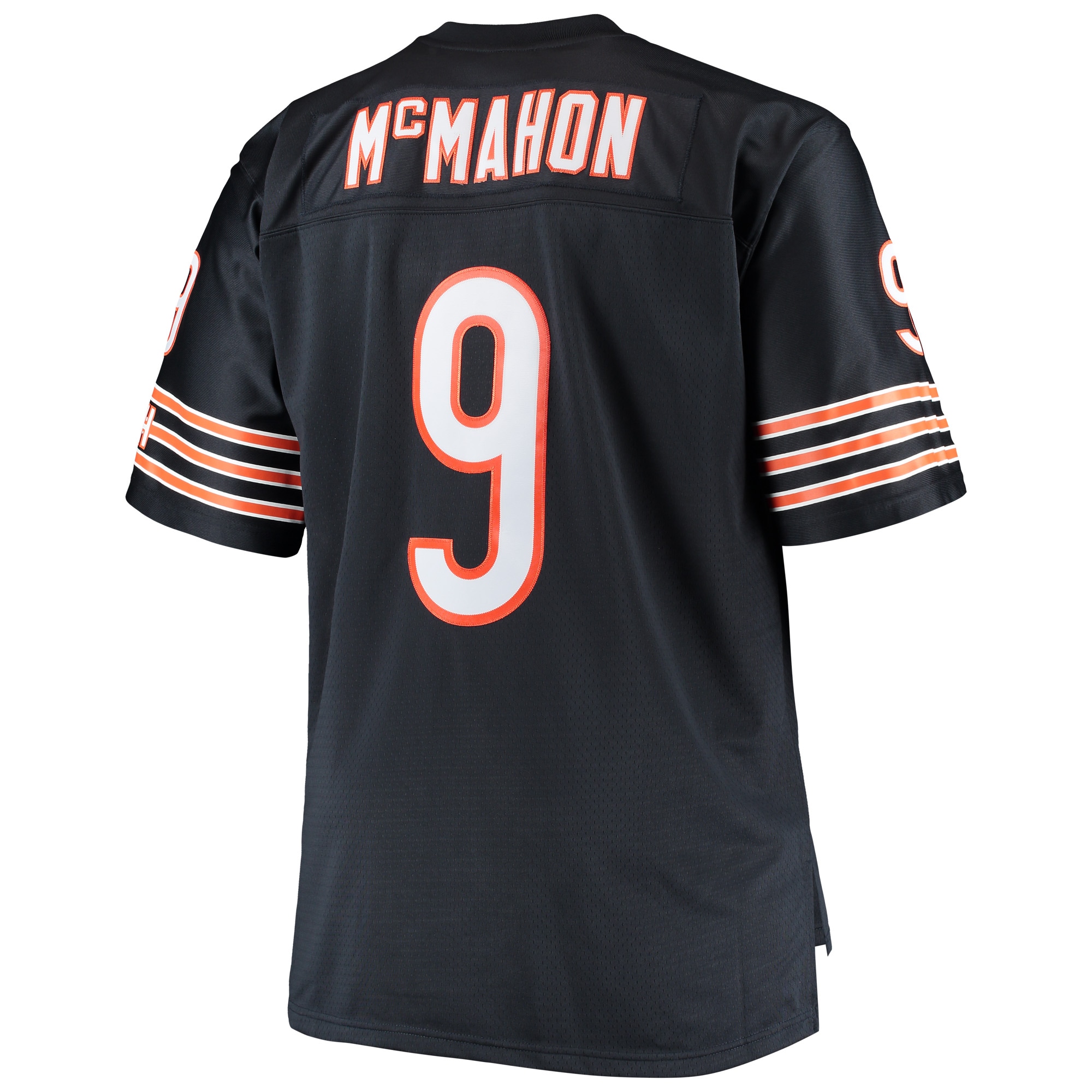 Chicago Bears Jim McMahon Mitchell Ness Navy Big Tall 1985 Retired Player NFL Jersey Men's