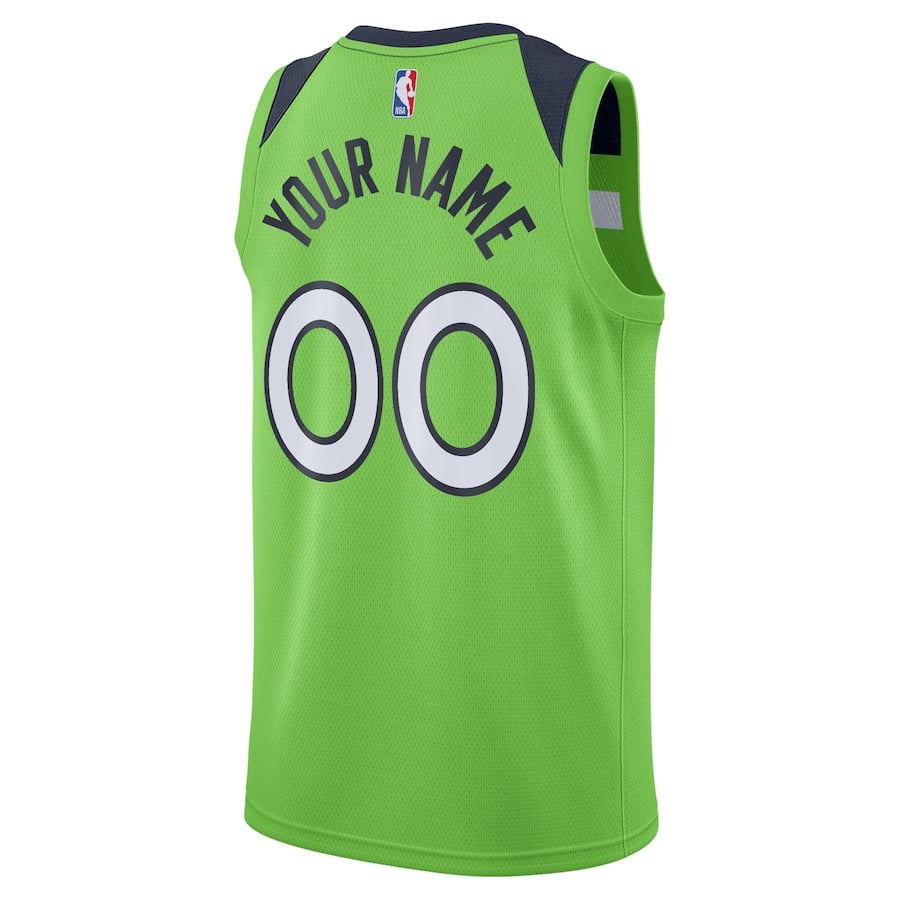 Minnesota Timberwolves 2023/24 Statement Swingman Custom Green NBA Jersey Men's