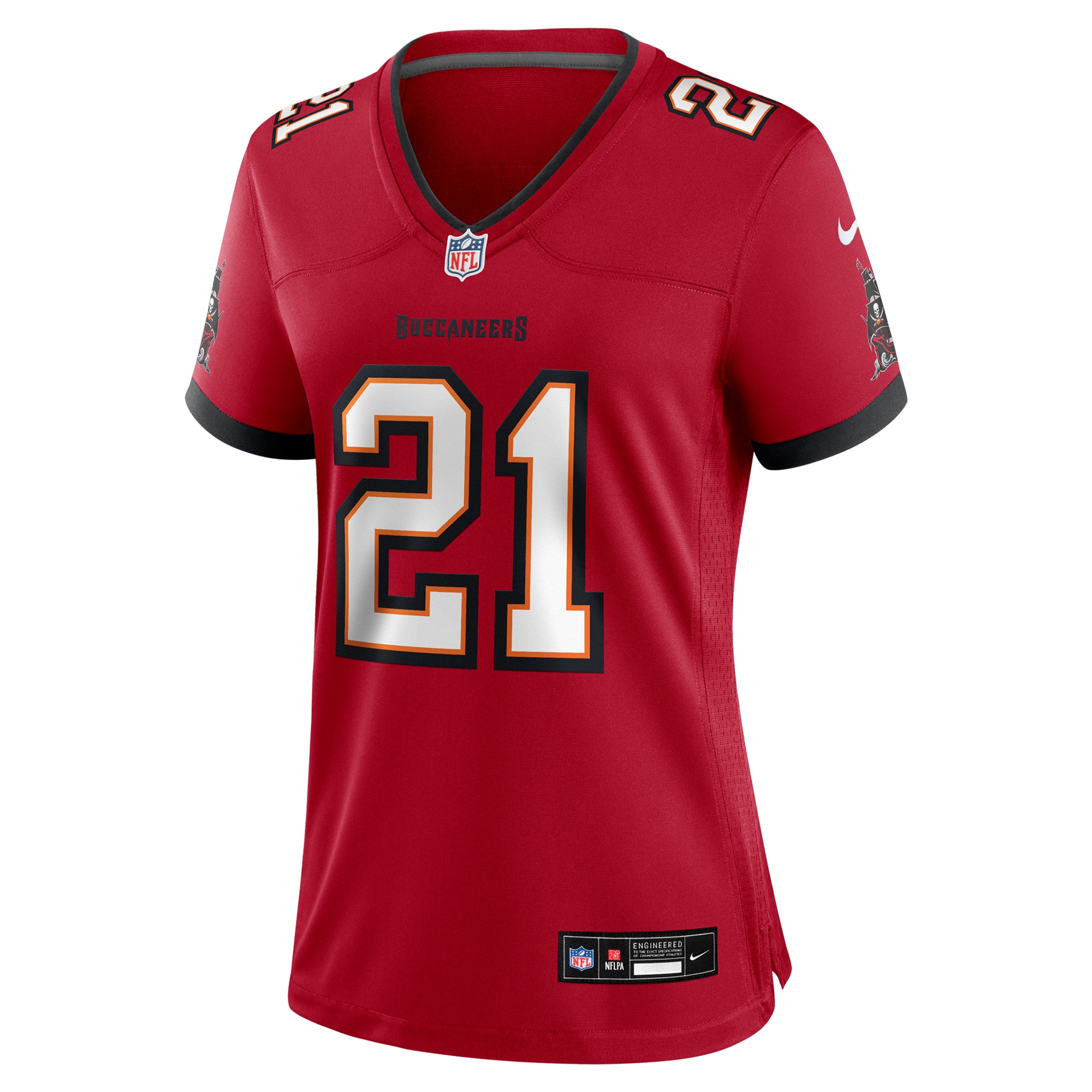 Tampa Bay Buccaneers Mike Edwards Red Game NFL Jersey Women's