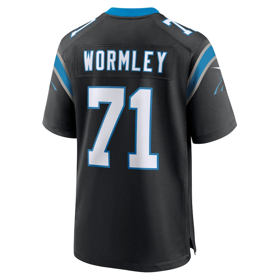 Chris Wormley 71 Carolina Panthers Game Black NFL Jersey Men's
