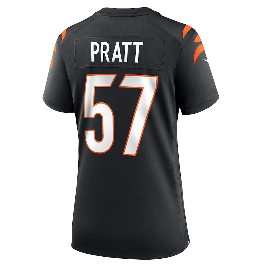 Germaine Pratt 57 Cincinnati Bengals Game Black NFL Jersey Women's
