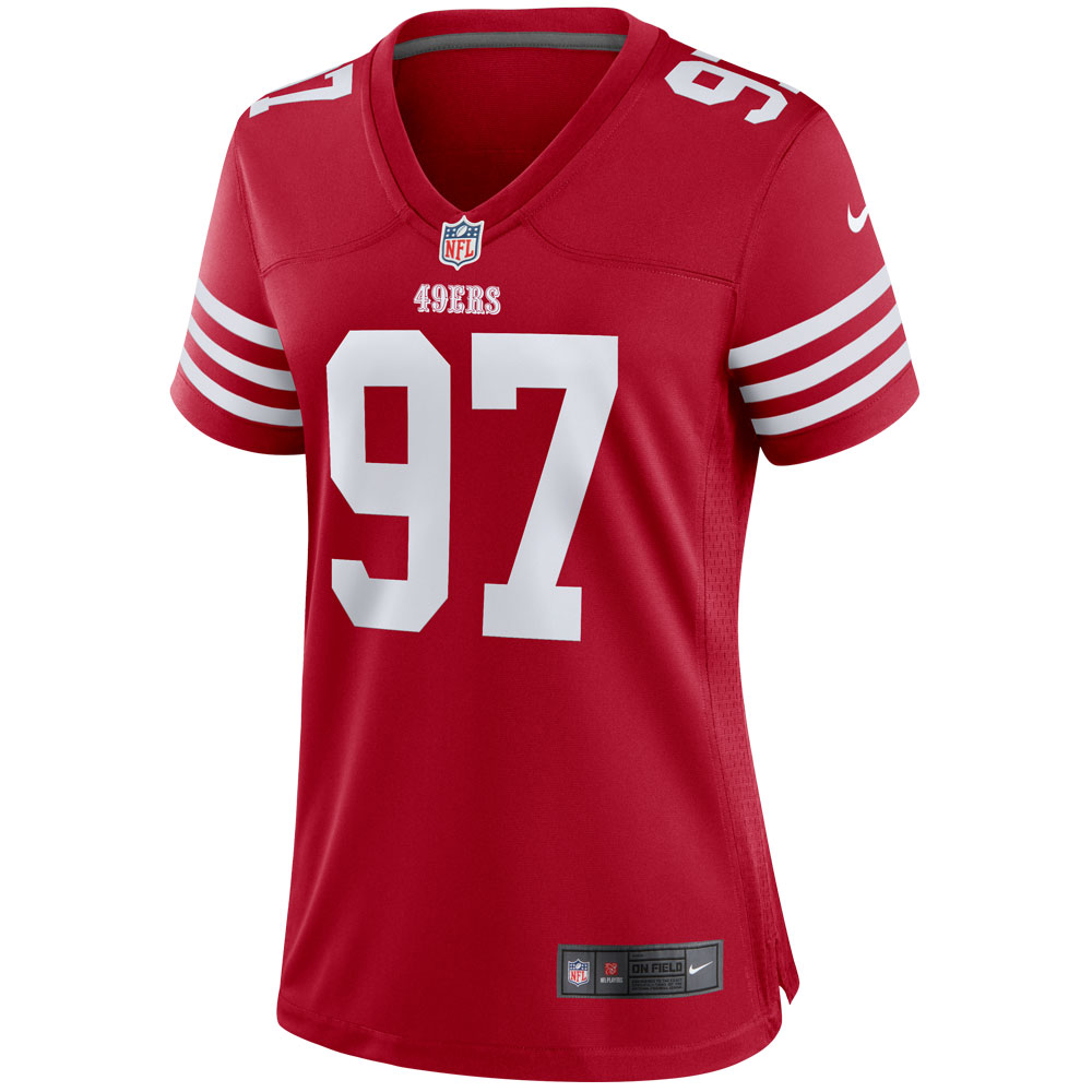 San Francisco 49ers Nick Bosa Scarlet Player NFL Jersey Women's