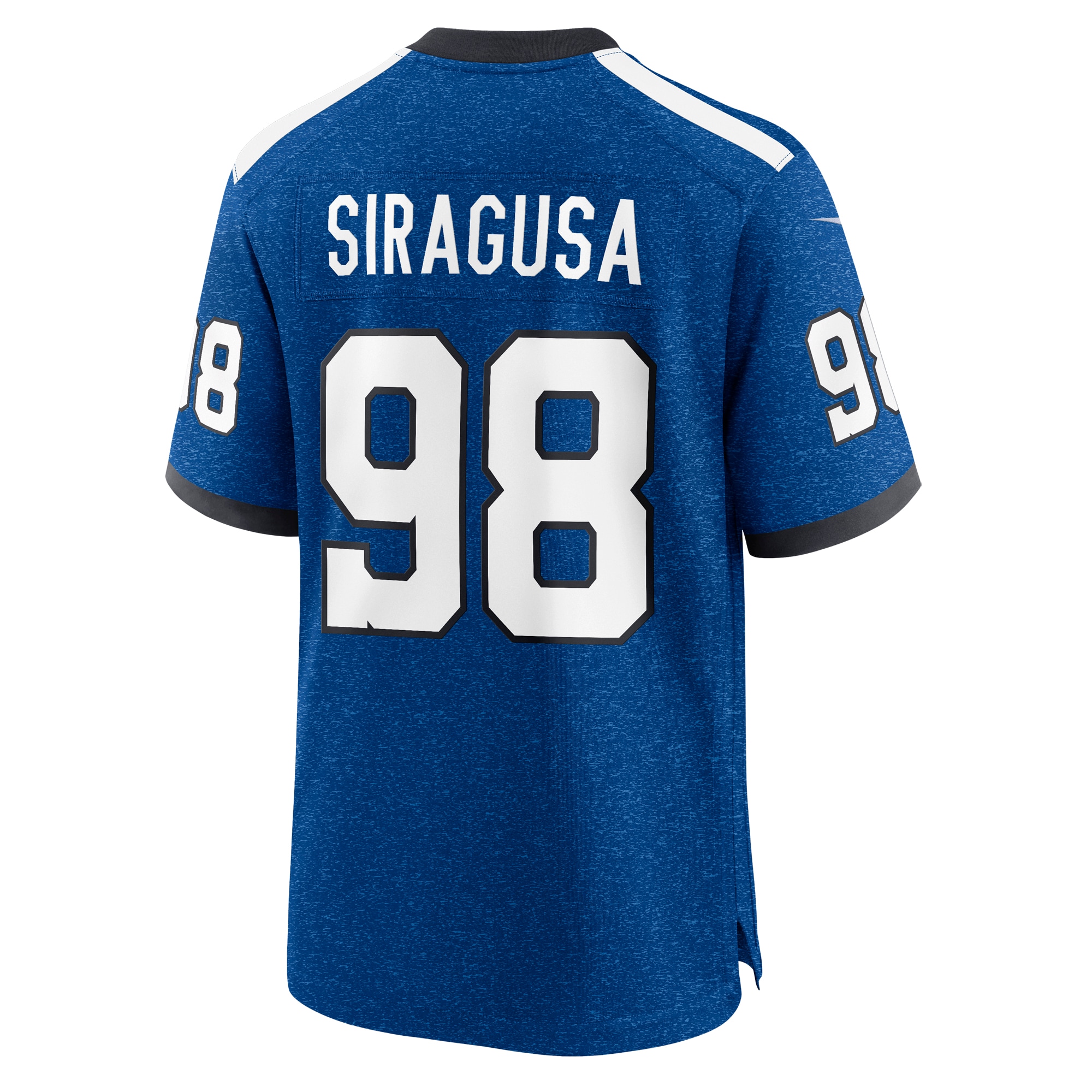 Indianapolis Colts Tony Siragusa Royal Indiana Nights Alternate Game NFL Jersey Men's