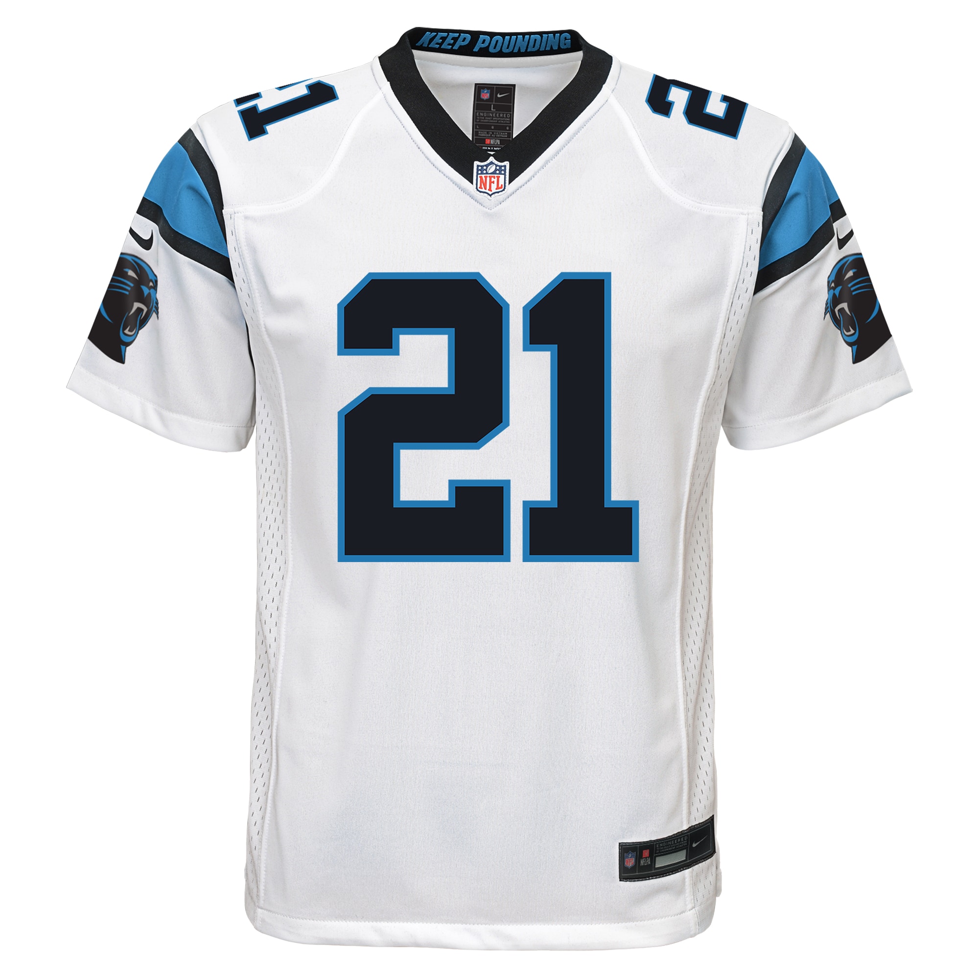 Carolina Panthers Jeremy Chinn White Game NFL Jersey Youth