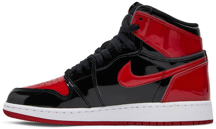 Air Jordan 1 Retro High OG GS Patent Bred 575441-063