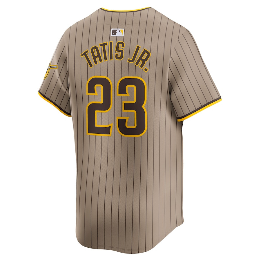 Fernando Tatis Jr. 23 San Diego Padres Alternate Limited Tan MLB Jersey Men's