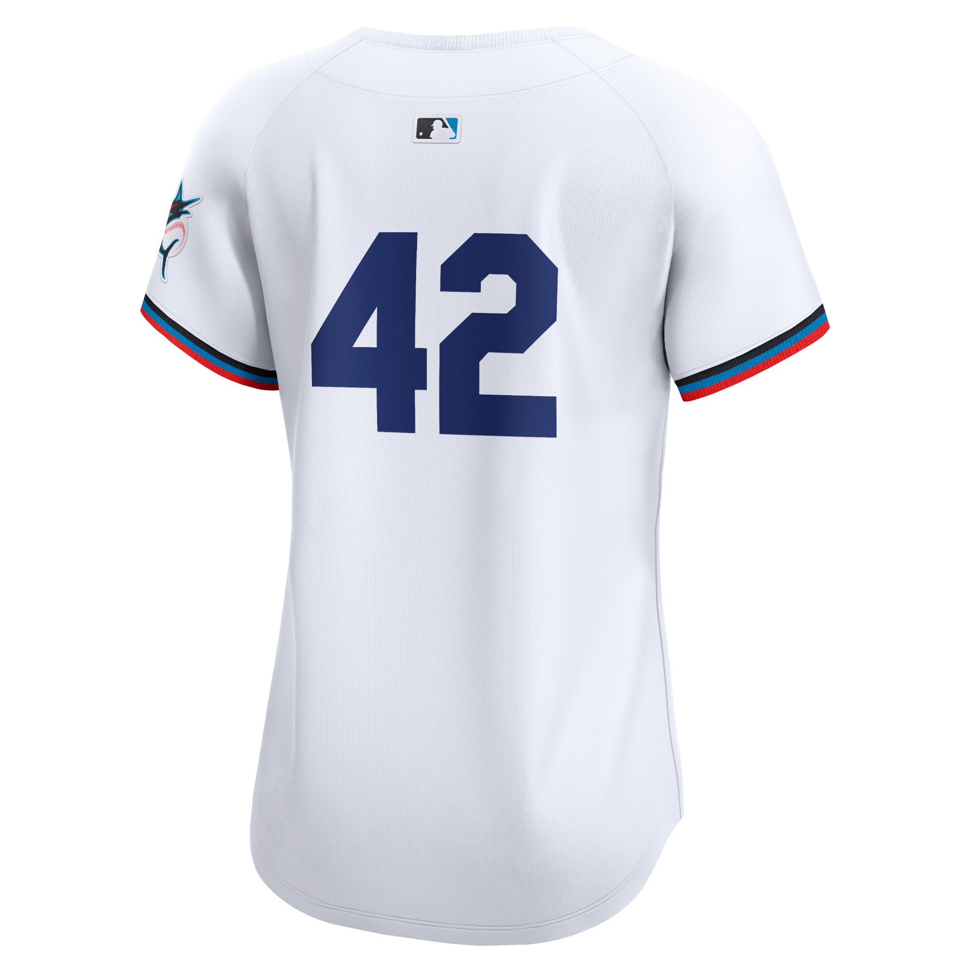 Miami Marlins White 2024 Jackie Robinson Day Home Limited MLB Jersey Women's