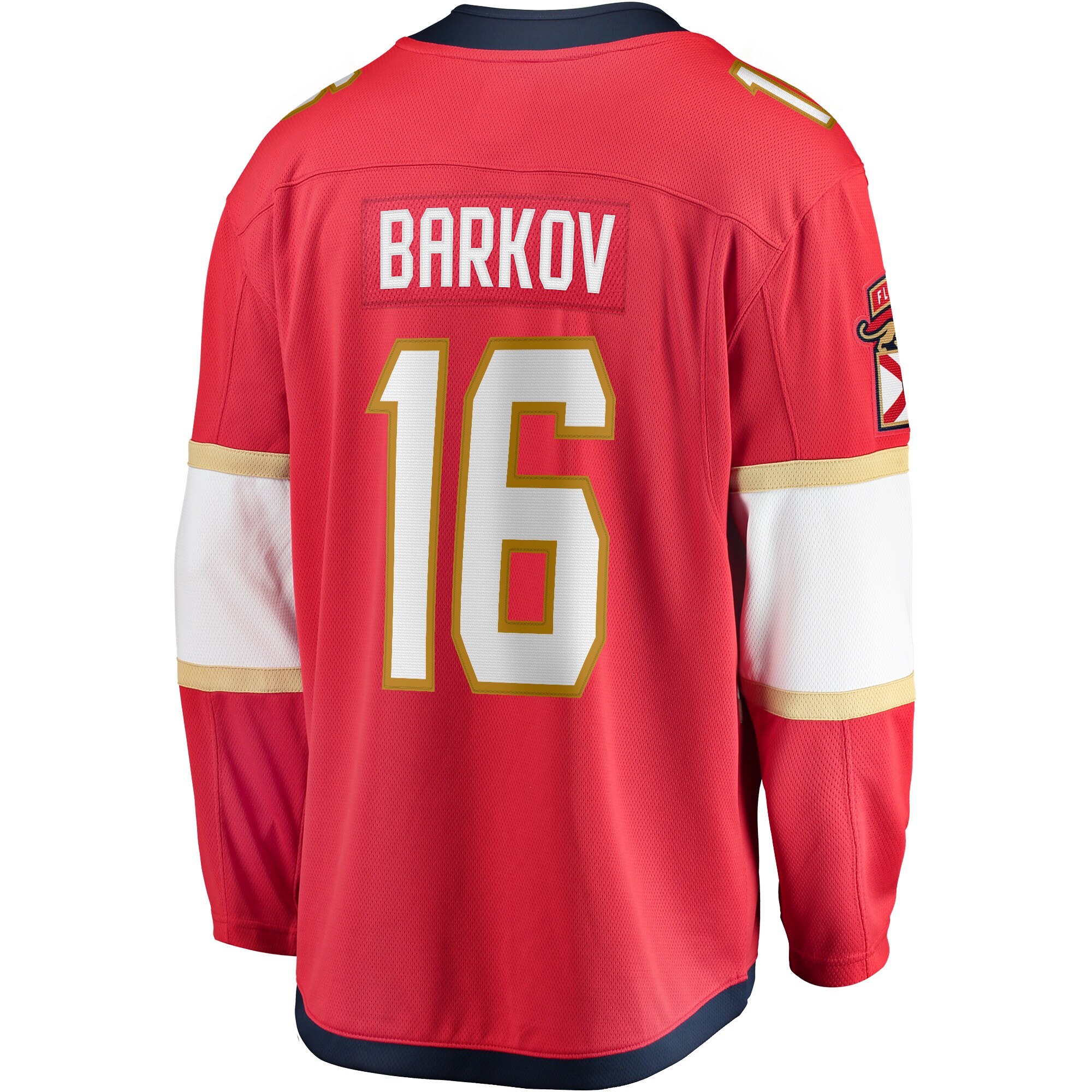 Florida Panthers Aleksander Barkov Red Home 2024 Stanley Cup Champions Breakaway Player NHL Jersey Men's