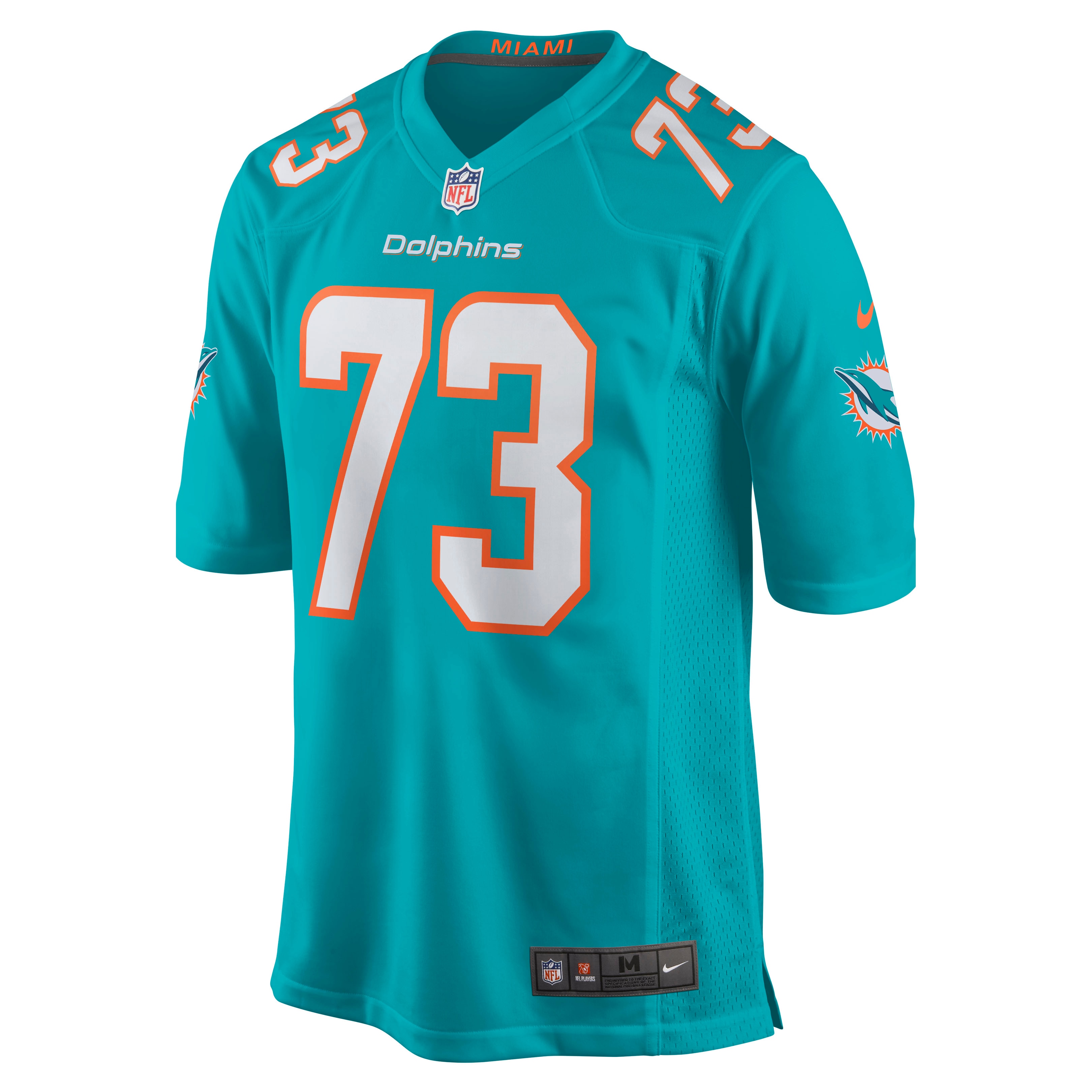 Miami Dolphins Austin Jackson Aqua Player Game NFL Jersey Men's